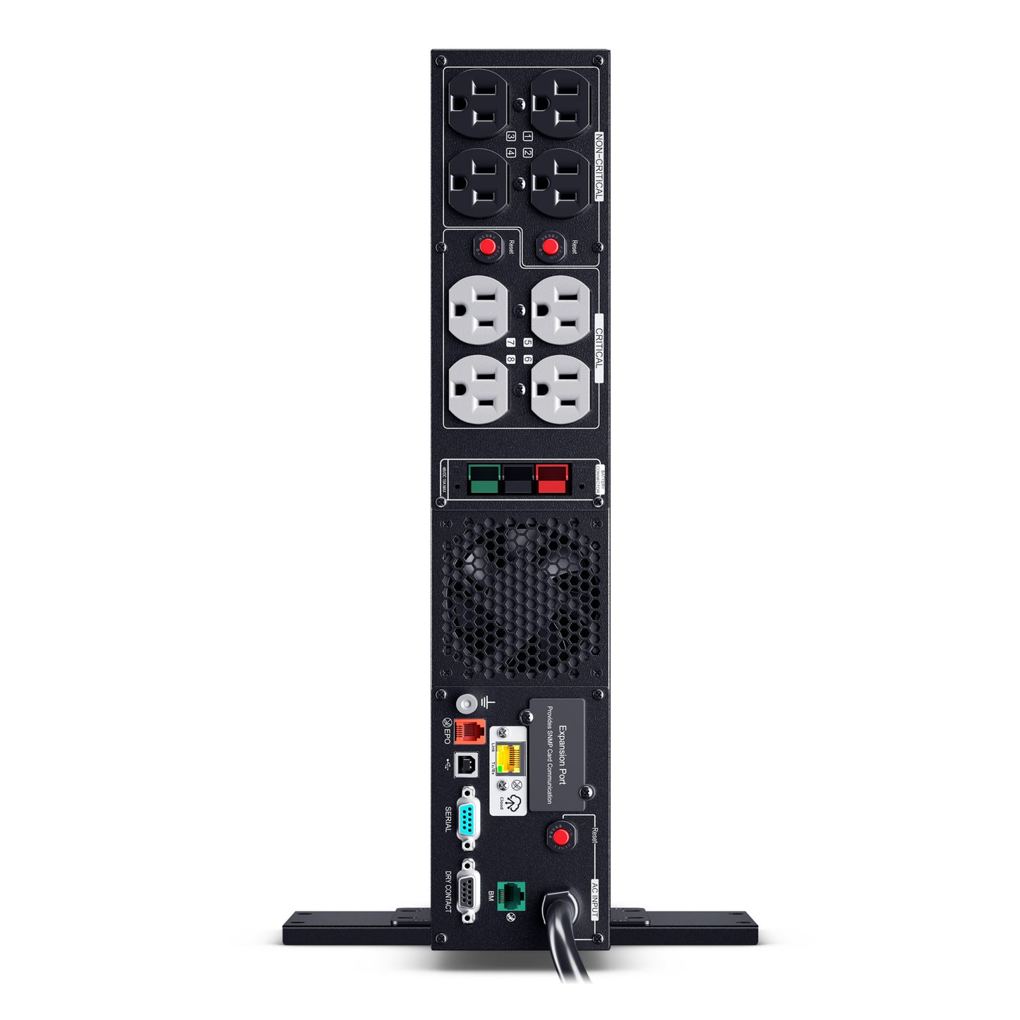 CyberPower PR1500RTXL2UC 1500VA / 1500W Line Interactive UPS (Rackmount (2U)) — Rear view