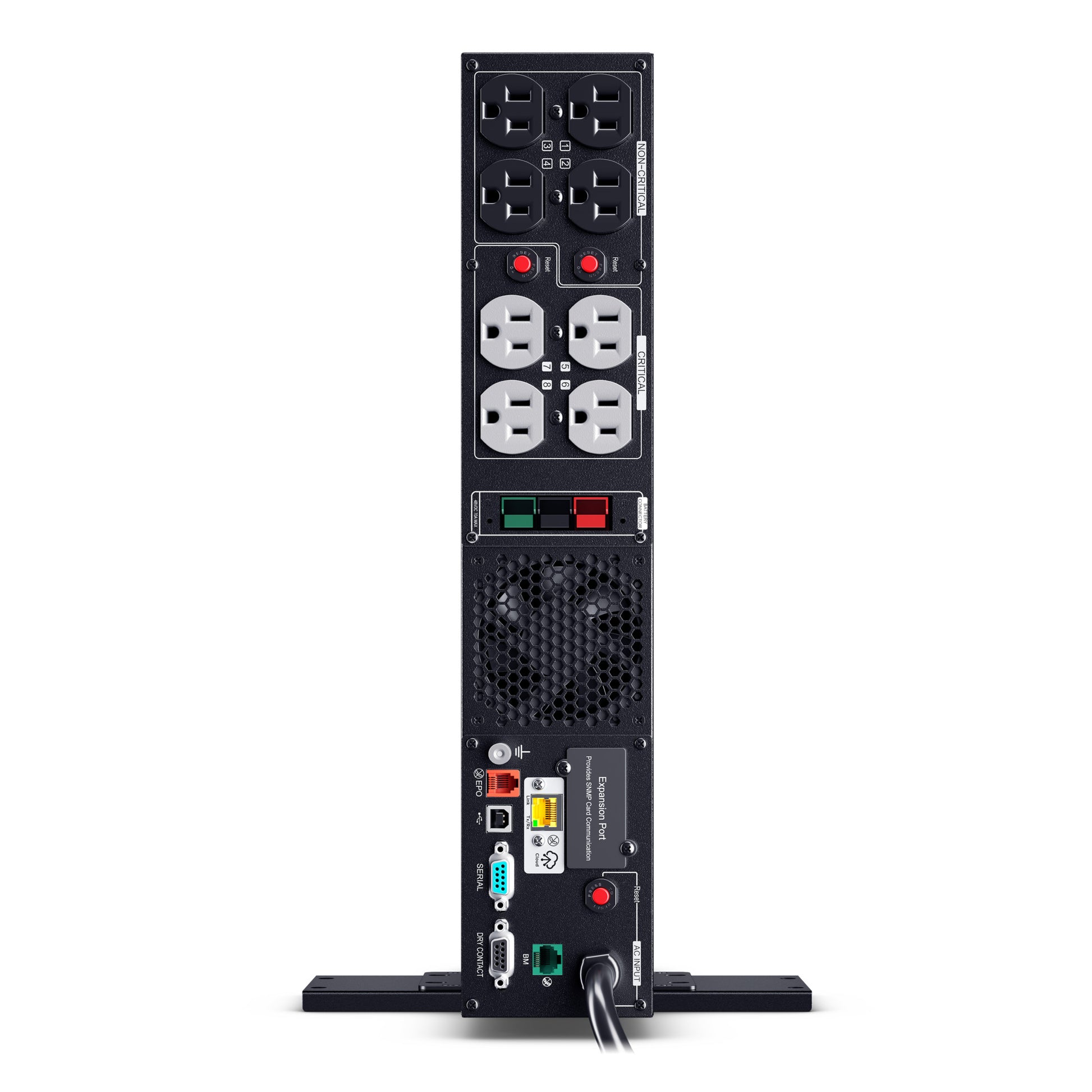 CyberPower PR1500RTXL2UC 1500VA / 1500W Line Interactive UPS (Rackmount (2U)) — Rear view