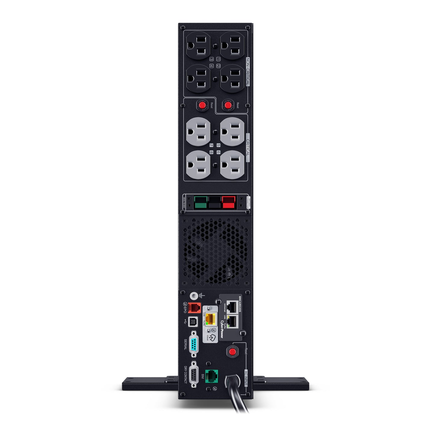CyberPower PR1500RTXL2UCN 1500VA / 1500W Line Interactive UPS (Rackmount (2U)) — Rear view
