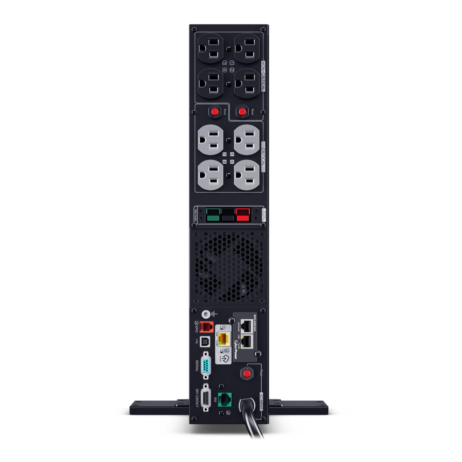CyberPower PR1500RTXL2UCN 1500VA / 1500W Line Interactive UPS (Rackmount (2U)) — Rear view