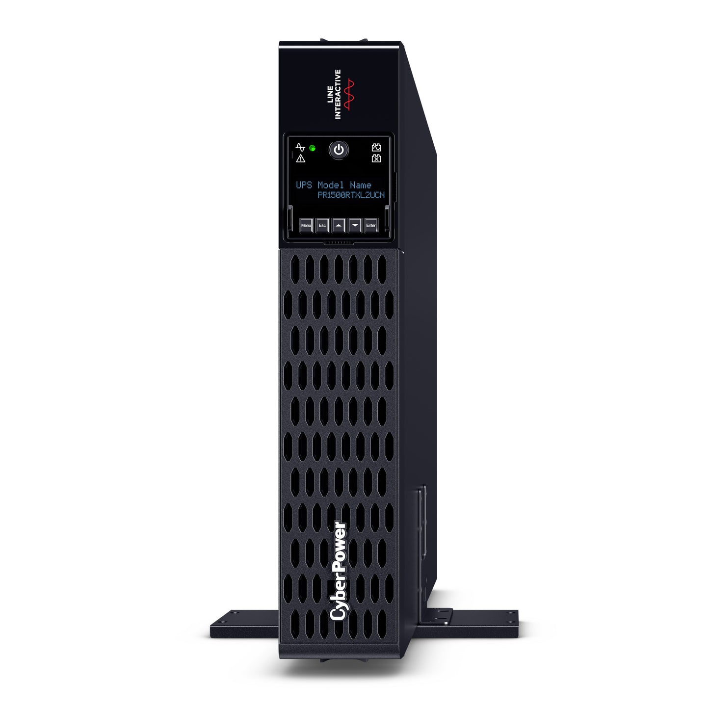 CyberPower PR1500RTXL2UCN 1500VA / 1500W Line Interactive UPS (Rackmount (2U)) — Left angle