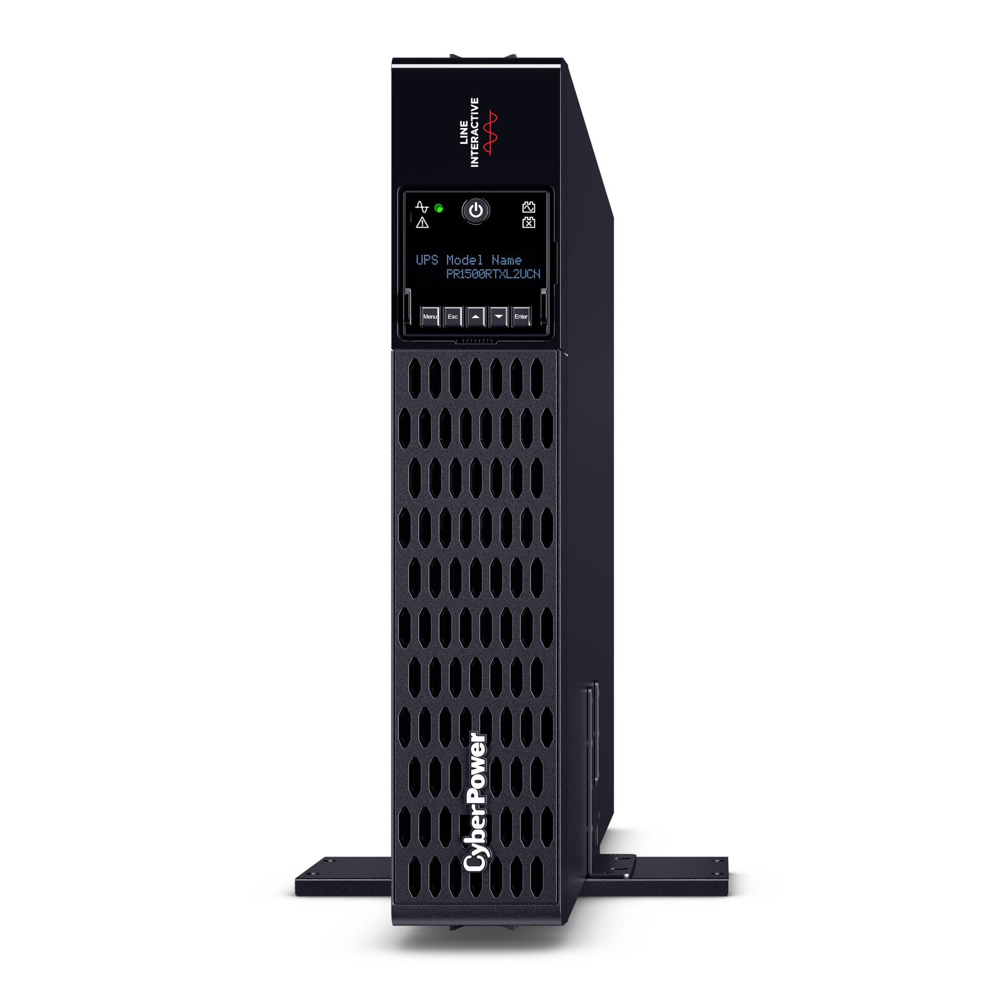 CyberPower PR1500RTXL2UCN 1500VA / 1500W Line Interactive UPS (Rackmount (2U)) — Left angle