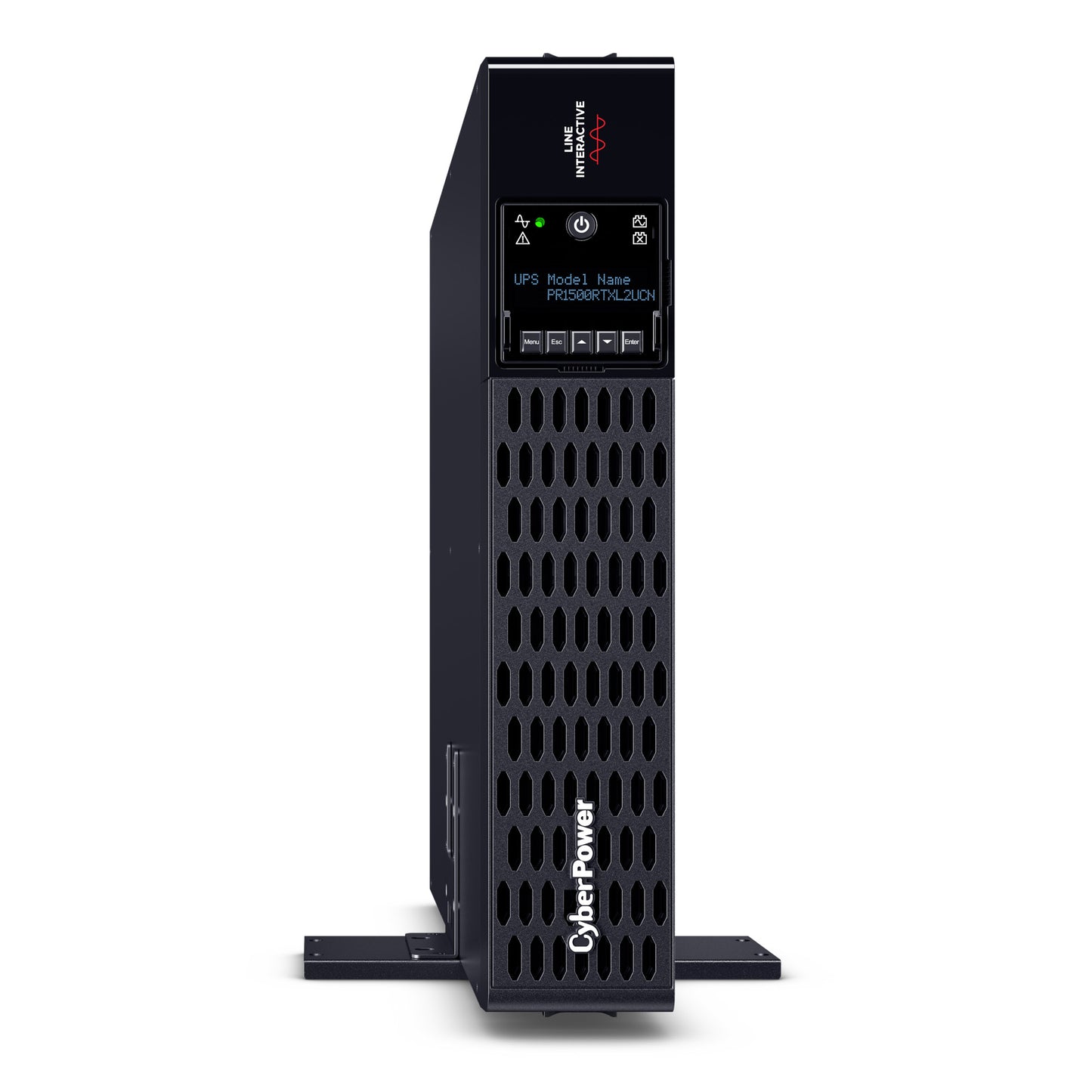 CyberPower PR1500RTXL2UCN 1500VA / 1500W Line Interactive UPS (Rackmount (2U)) — Right angle