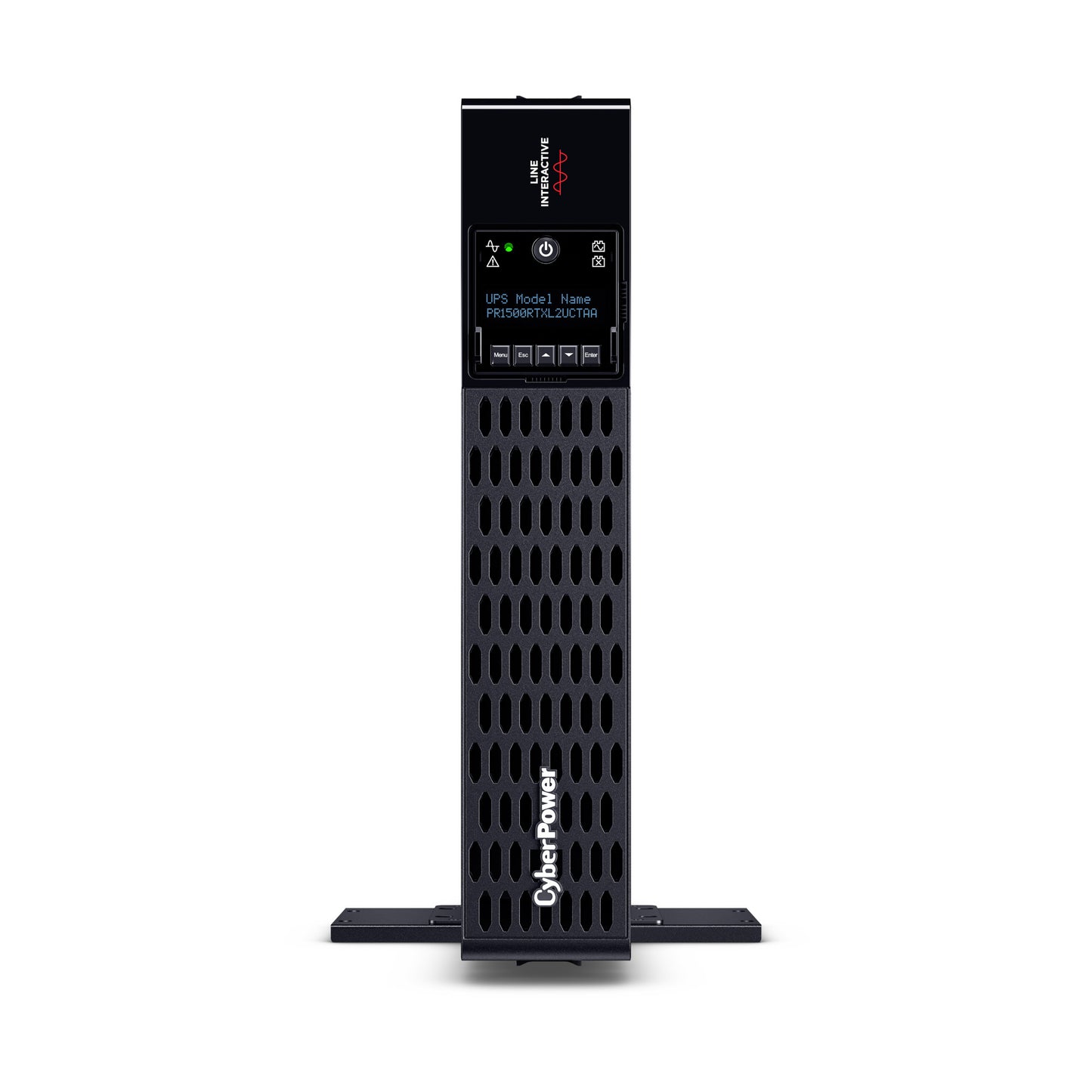 CyberPower PR1500RTXL2UCTAA 1500VA / 1500W Line Interactive UPS (Rack/Tower) — Front view