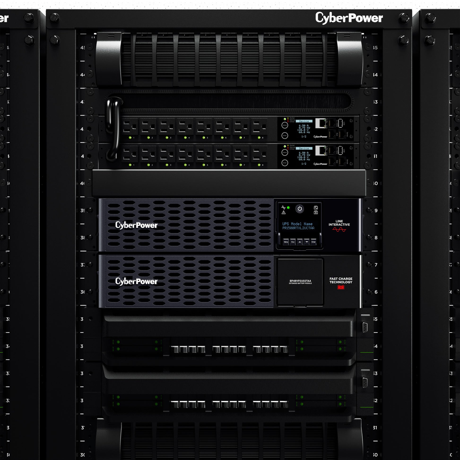 CyberPower PR1500RTXL2UCTAA 1500VA / 1500W Line Interactive UPS (Rack/Tower) — Feature detail