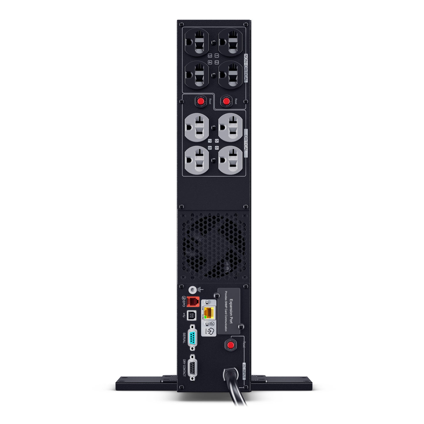 CyberPower PR2000RT2UC 2000VA / 2000W Line Interactive UPS (Rackmount (2U)) — Rear view