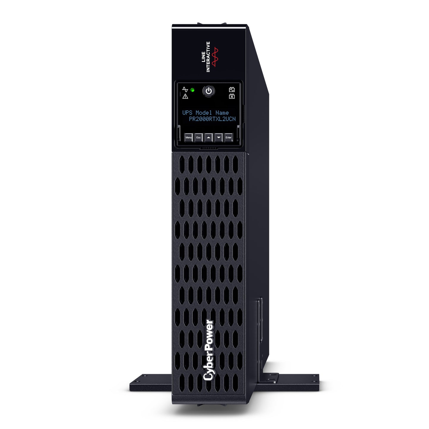 CyberPower PR2000RTXL2UCN 2000VA / 2000W Line Interactive UPS (Rackmount (2U)) — Left angle