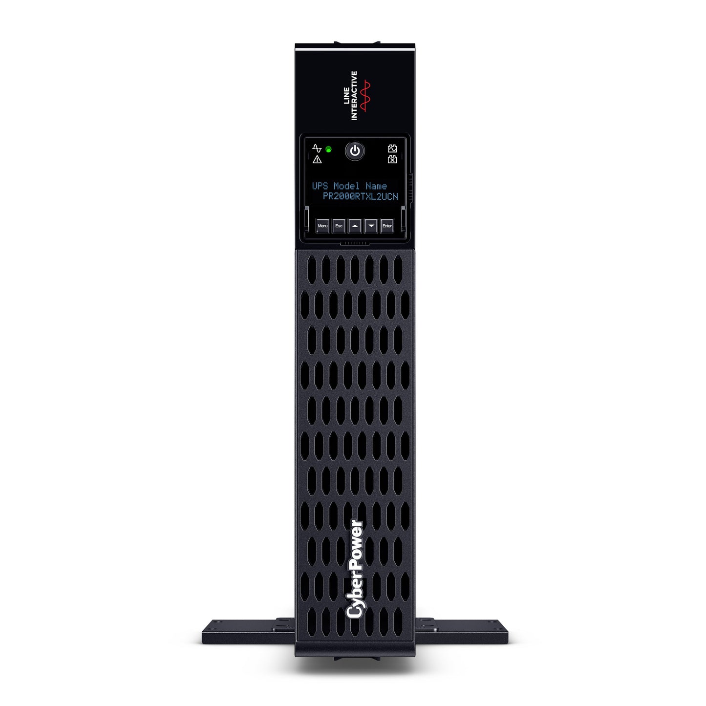 CyberPower PR2000RTXL2UCN 2000VA / 2000W Line Interactive UPS (Rackmount (2U)) — Front view