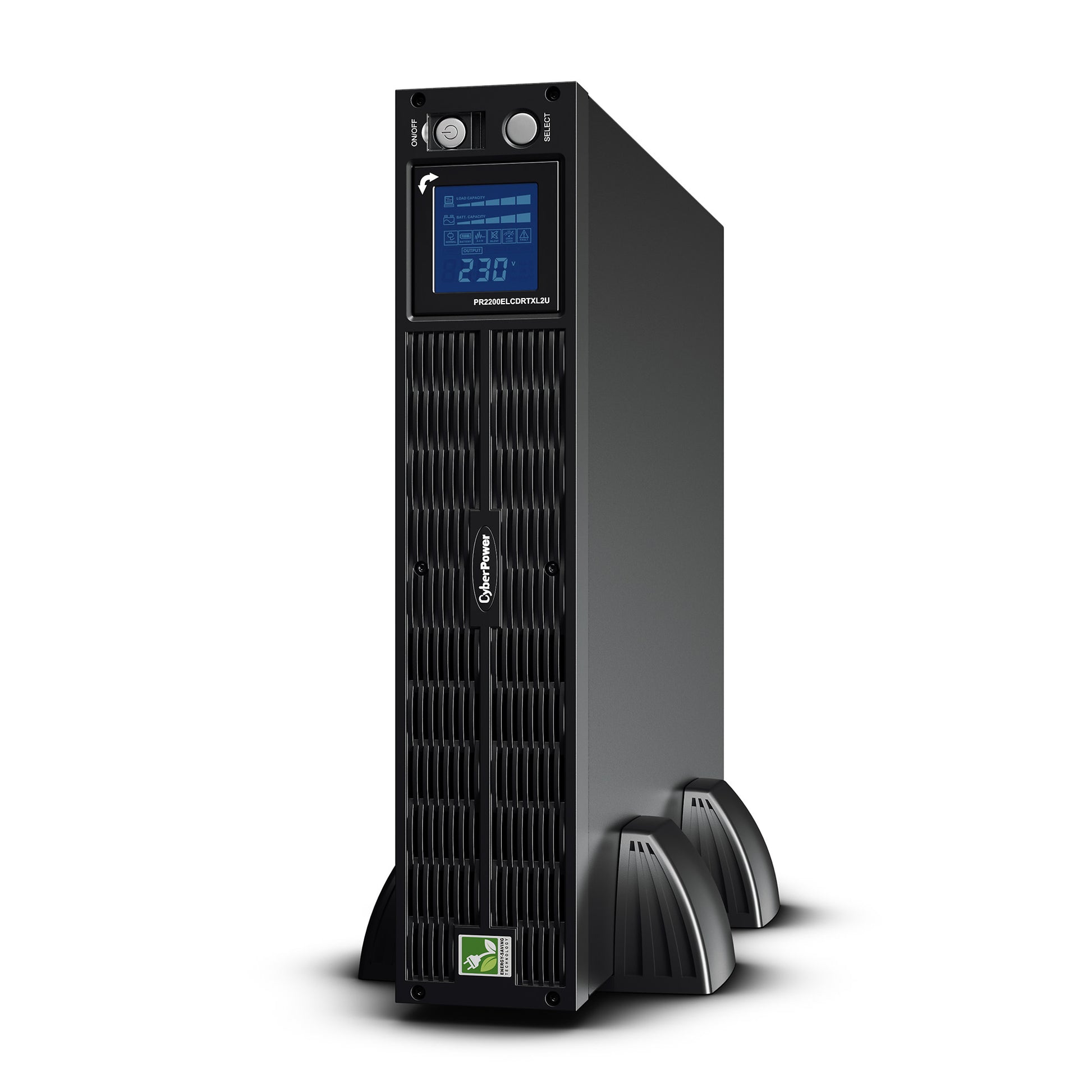 CyberPower PR2200ELCDRTXL2U 2200VA / 1650W Line Interactive UPS (Rackmount) — Front view