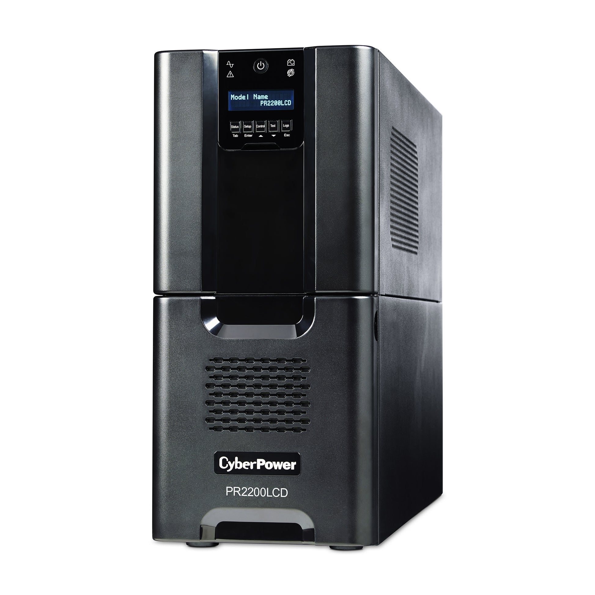 CyberPower PR2200LCD 2200VA Line Interactive UPS (Mini-Tower) — Left angle