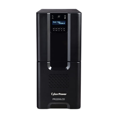 CyberPower PR2200LCD 2200VA Line Interactive UPS (Mini-Tower) — Front view