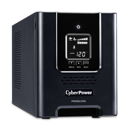 CyberPower PR2200LCDSL 2070VA / 1980W Line Interactive UPS (Mini-Tower) — Right angle