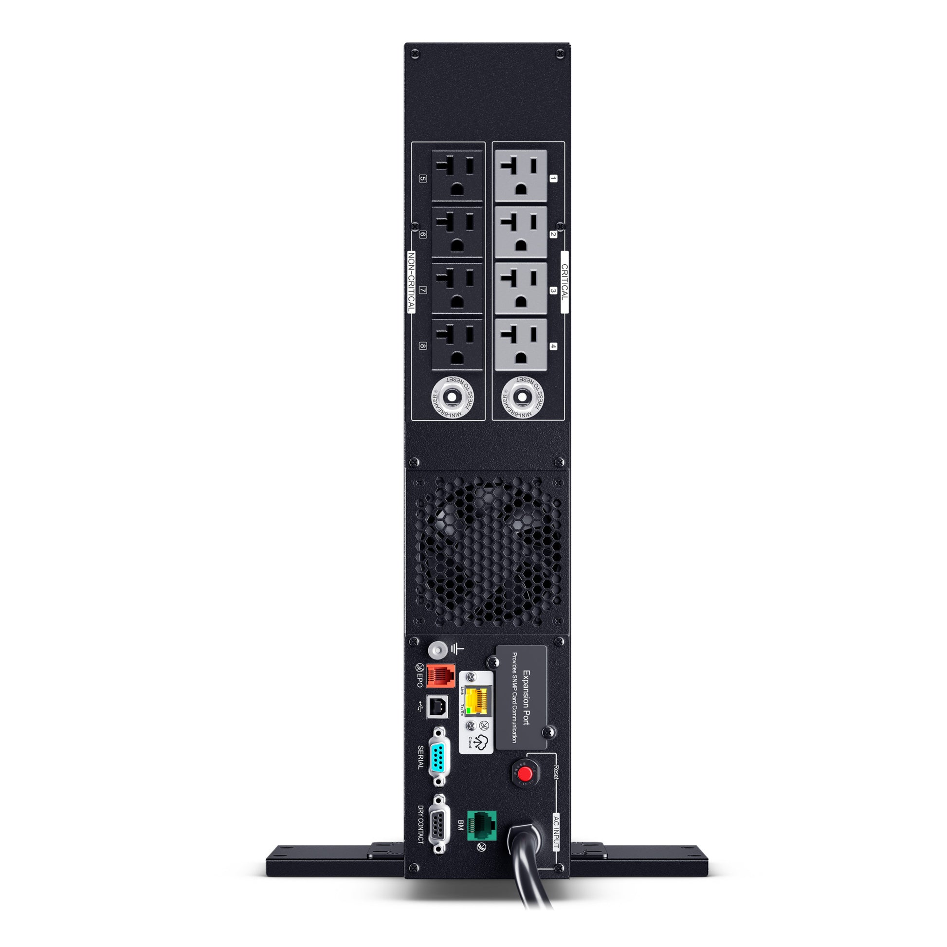 CyberPower PR2200RT2UC 2200VA / 2200W Line Interactive UPS (Rackmount (2U)) — Rear view