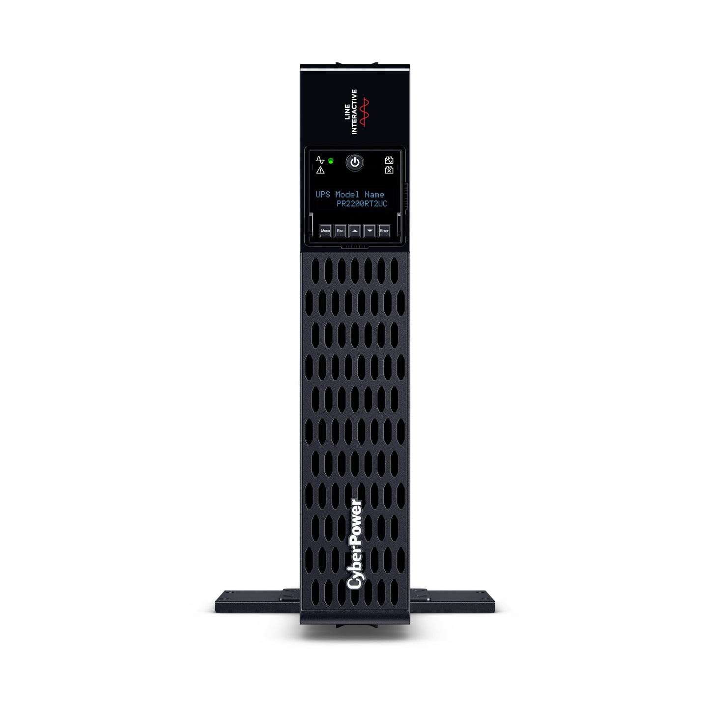 CyberPower PR2200RT2UC 2200VA / 2200W Line Interactive UPS (Rackmount (2U)) — Front view