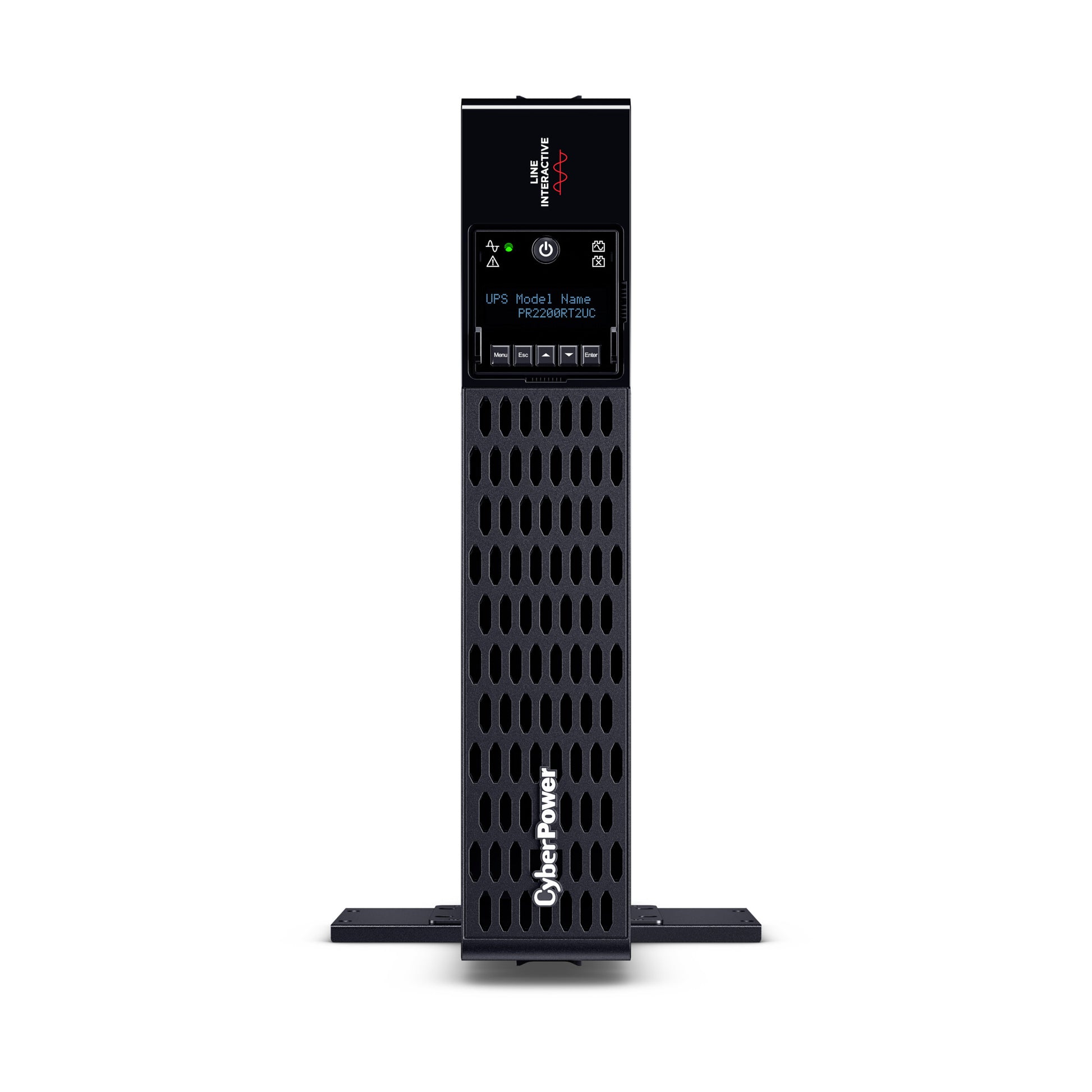 CyberPower PR2200RT2UC 2200VA / 2200W Line Interactive UPS (Rackmount (2U)) — Front view