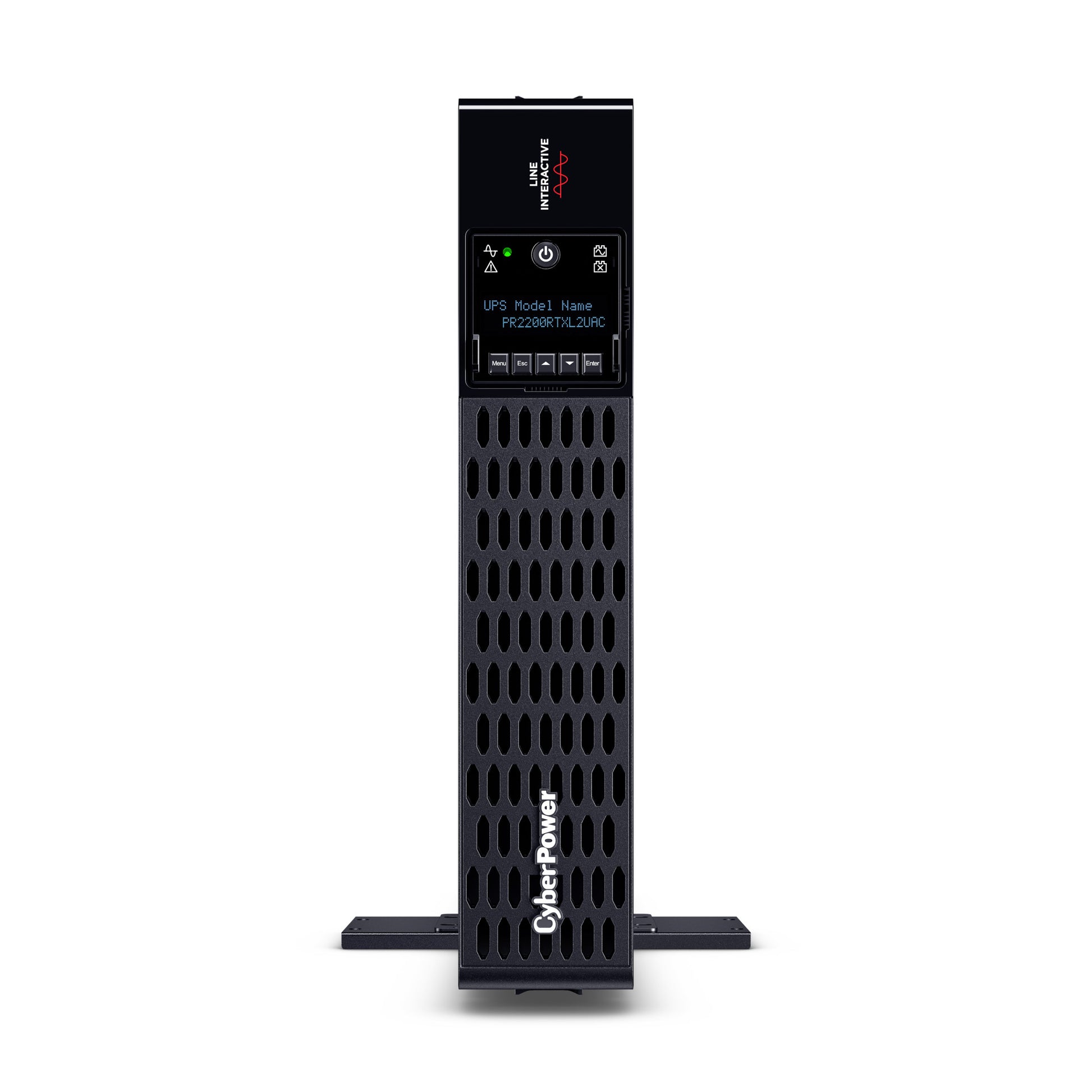 CyberPower PR2200RTXL2UACN 2200VA UPS line-interactive (rack/tour) - vue avant