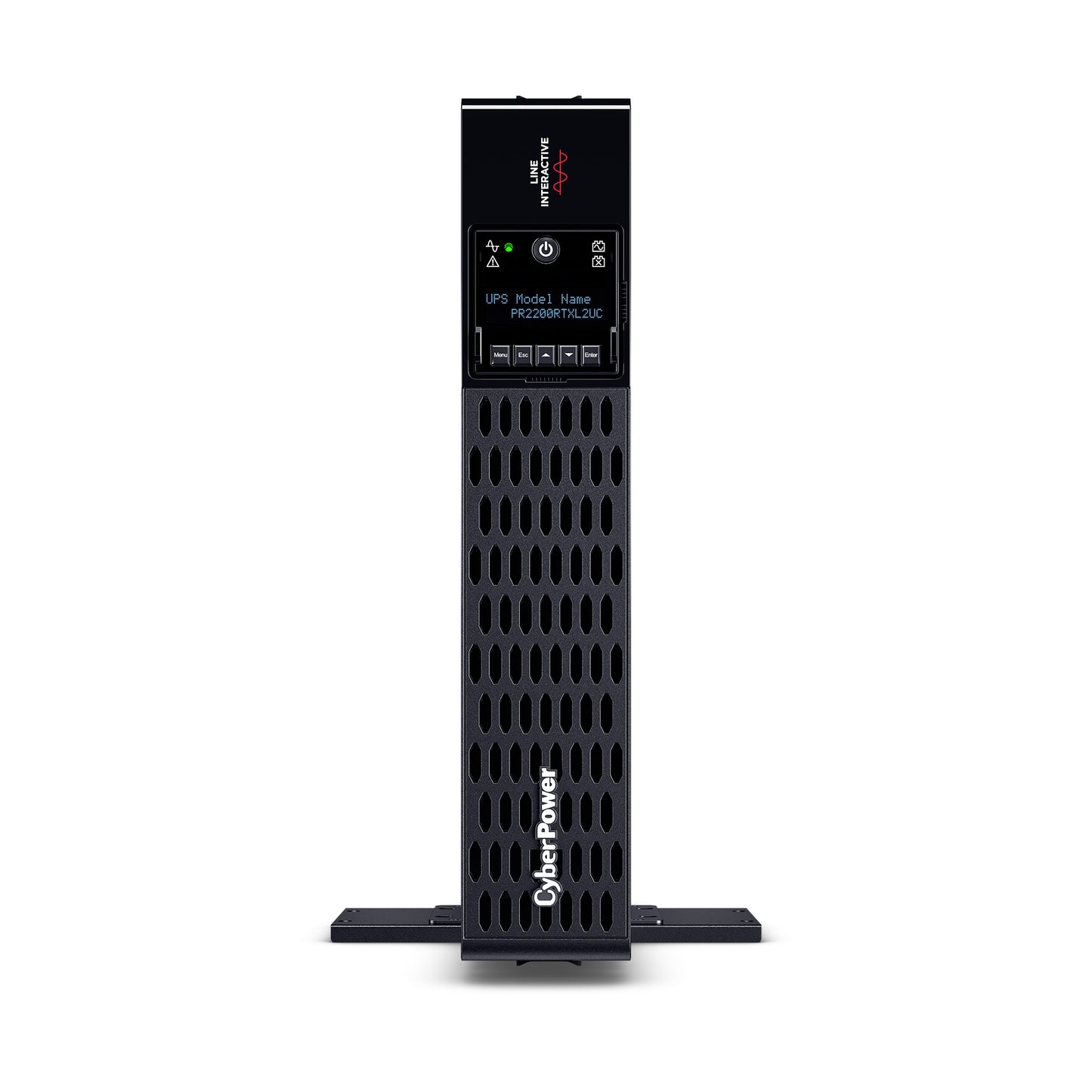 CyberPower PR2200RTXL2UC 2200VA / 2200W UPS line-interactive (rack (2U)) - vue avant