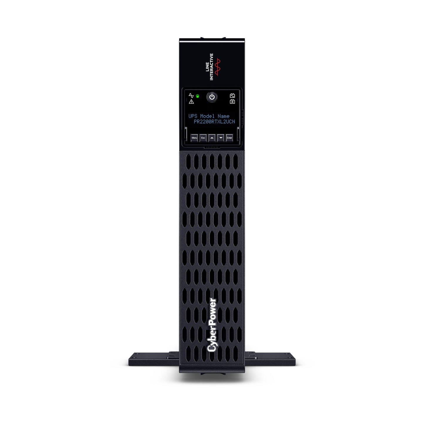 CyberPower PR2200RTXL2UCN 2200VA / 2200W Line Interactive UPS (Rack/Tower) — Front view