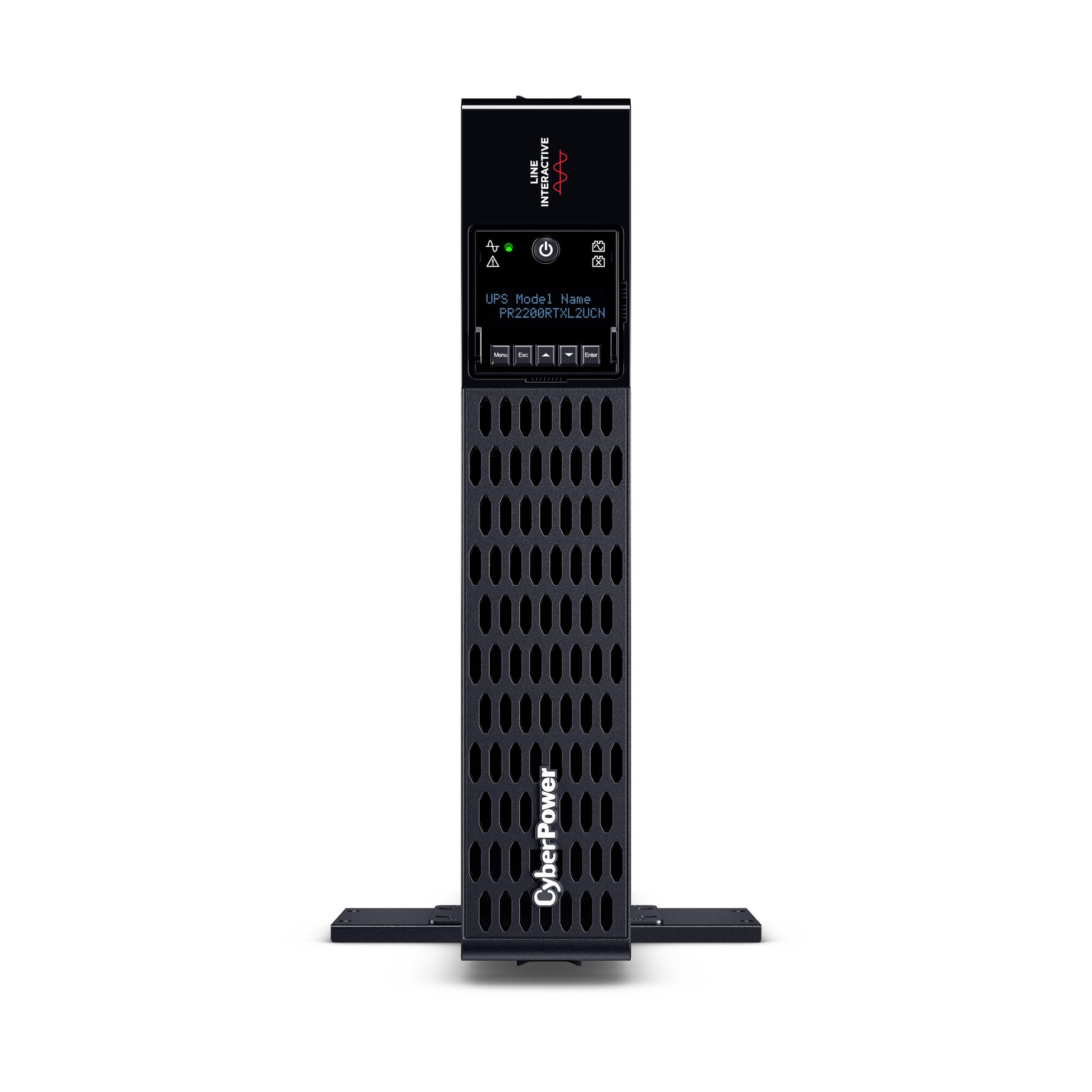 CyberPower PR2200RTXL2UCN 2200VA / 2200W Line Interactive UPS (Rack/Tower) — Front view
