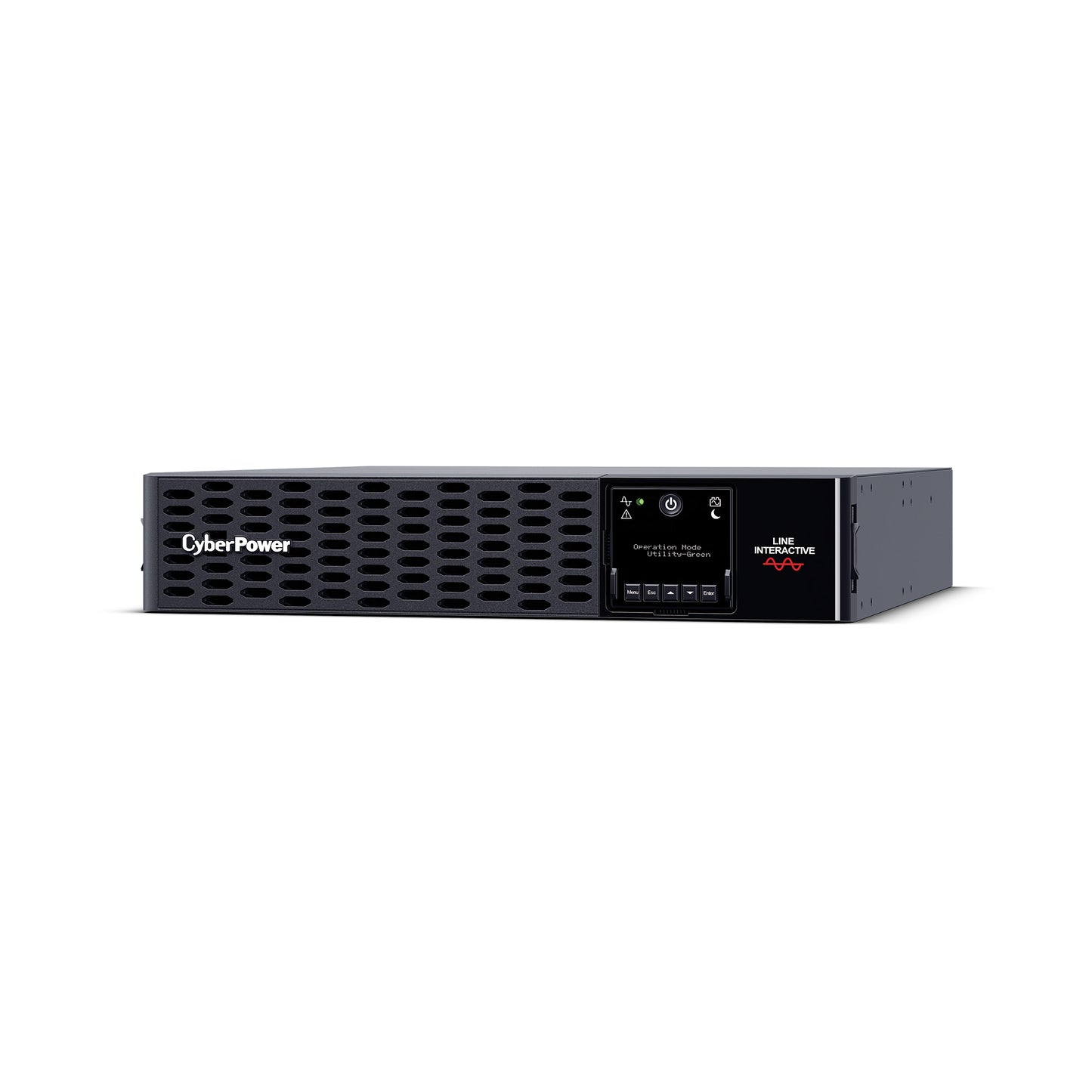 CyberPower PR2200RTXL2UHVAN 2200VA / 2200W Line Interactive UPS (Rack/Tower) — Left angle