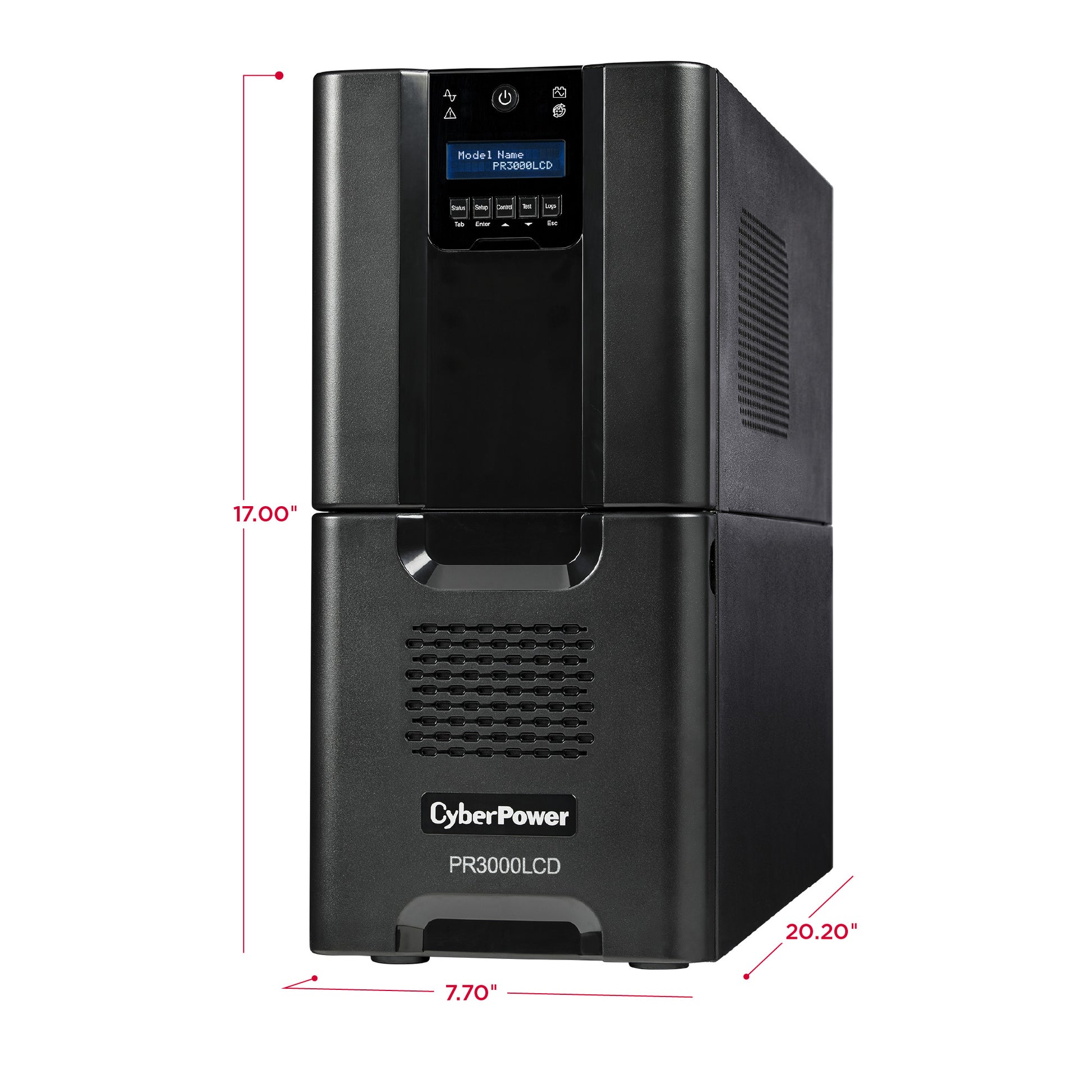 CyberPower PR3000LCD 3000VA Line Interactive UPS (Mini-Tower) — Feature detail