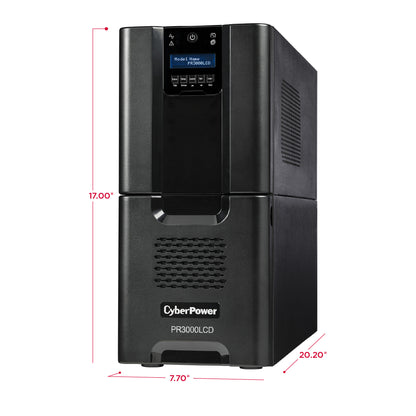 CyberPower PR3000LCD 3000VA Line Interactive UPS (Mini-Tower) — Feature detail