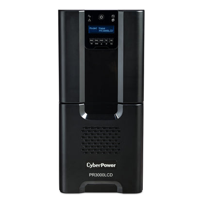 CyberPower PR3000LCD 3000VA Line Interactive UPS (Mini-Tower) — Front view