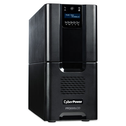 CyberPower PR3000LCD 3000VA Line Interactive UPS (Mini-Tower) — Right angle