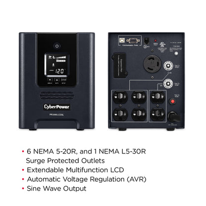 CyberPower PR3000LCDSL 3000VA Line Interactive UPS — Feature detail