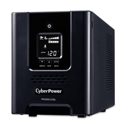 CyberPower PR3000LCDSL 3000VA Line Interactive UPS — Left angle
