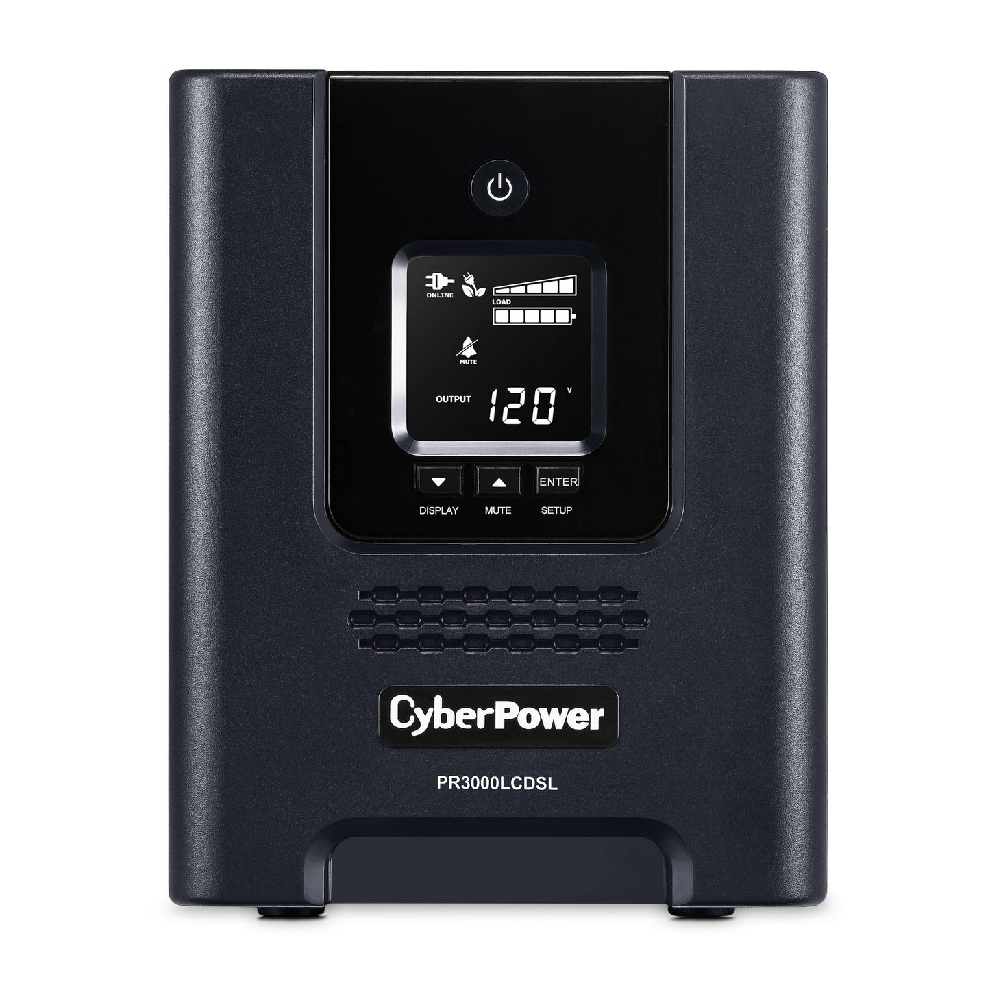 CyberPower PR3000LCDSL 3000VA Line Interactive UPS — Front view