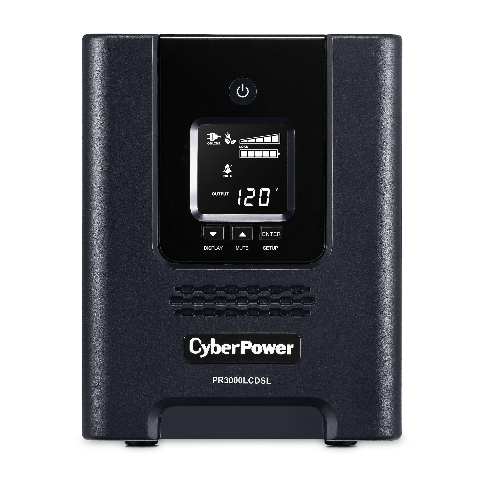 CyberPower PR3000LCDSL 3000VA Line Interactive UPS — Front view