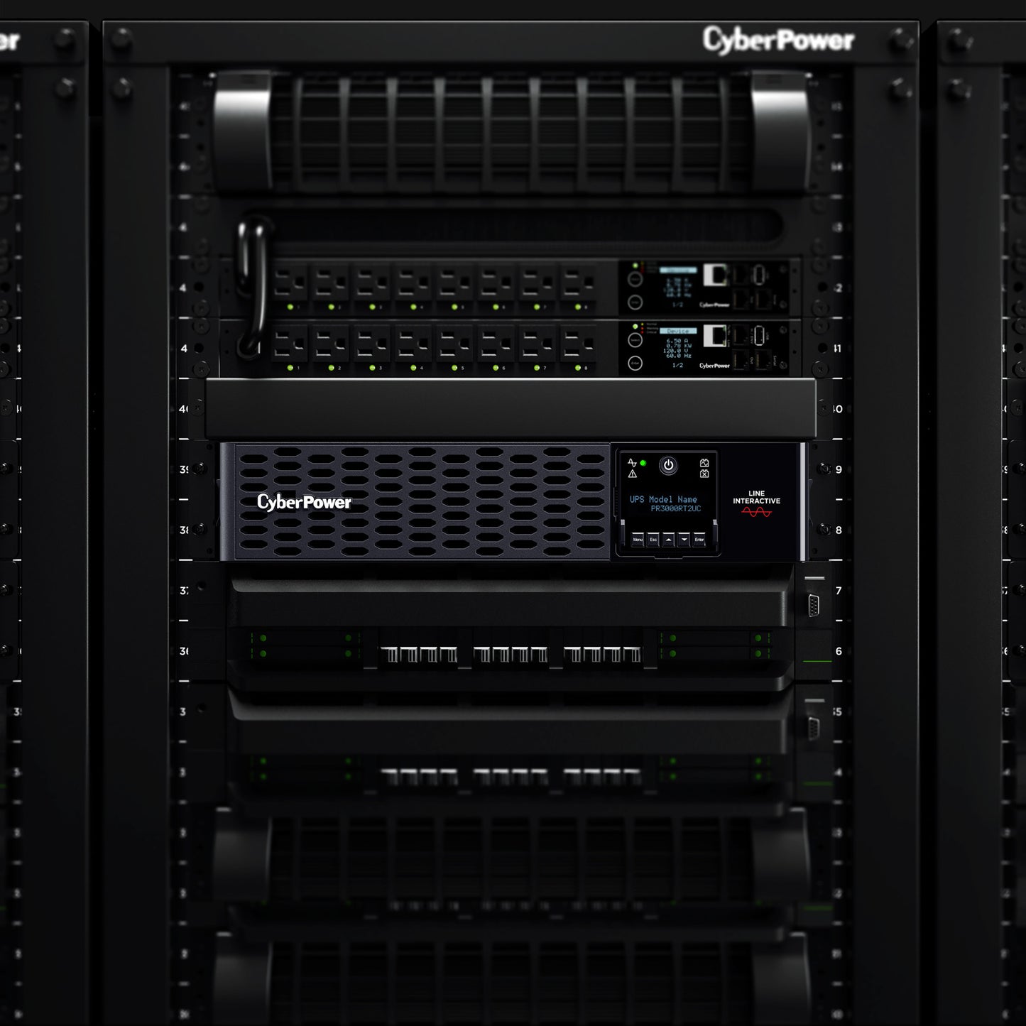 CyberPower PR3000RT2UC 3000VA / 3000W Line Interactive UPS (Rackmount (2U)) — Feature detail