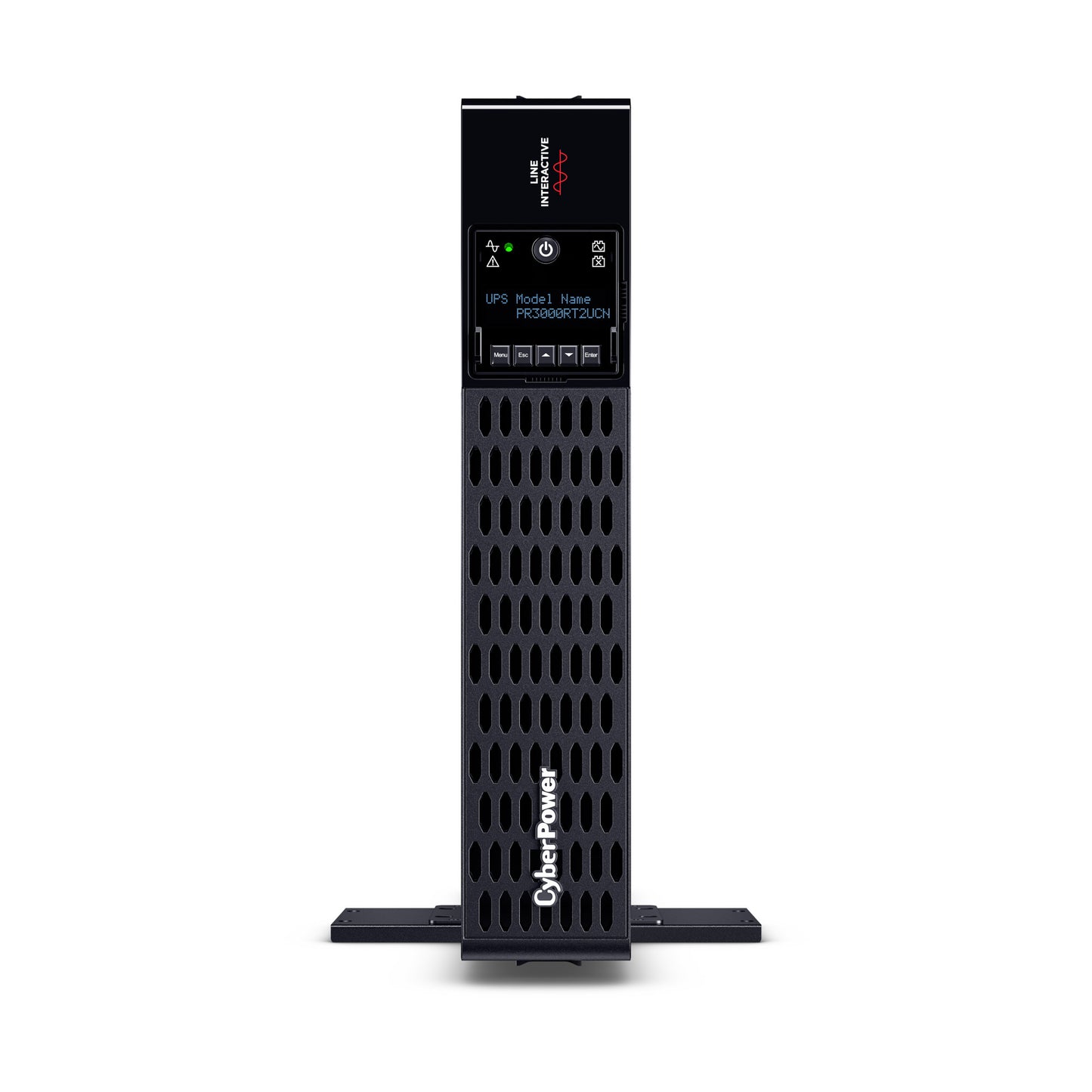 CyberPower PR3000RT2UCN 3000VA / 3000W Line Interactive UPS (Rackmount (2U)) — Front view