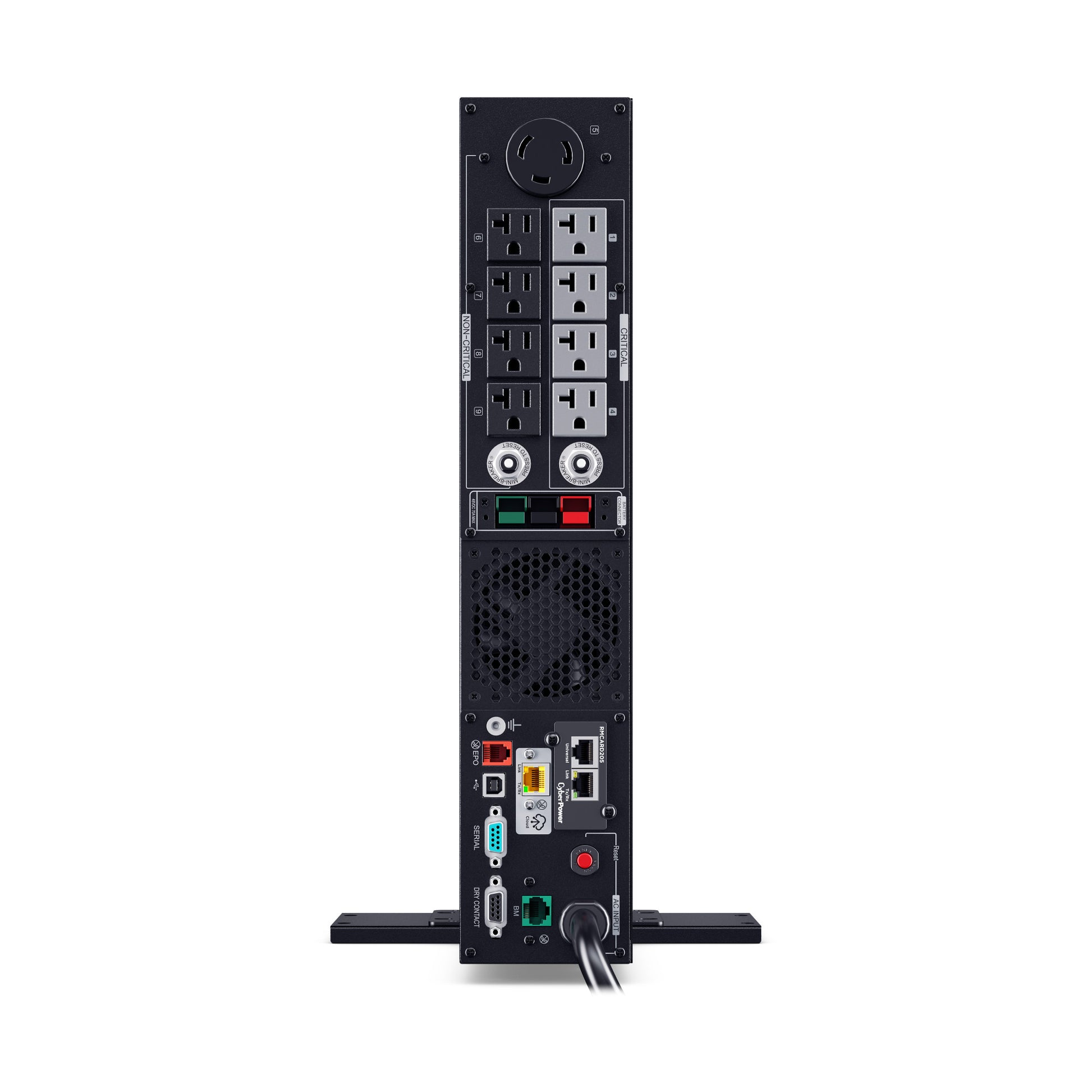 CyberPower PR3000RTXL2UACN 3000VA Line Interactive UPS (Rackmount (2U)) — Rear view