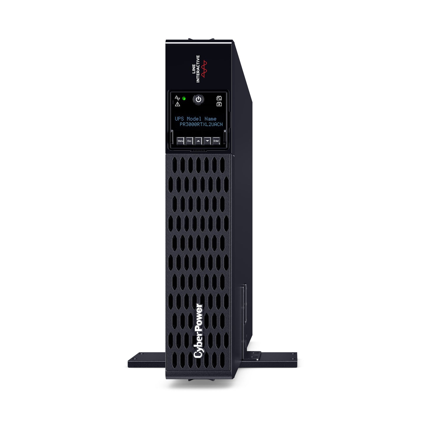 CyberPower PR3000RTXL2UACN 3000VA Line Interactive UPS (Rackmount (2U)) — Left angle