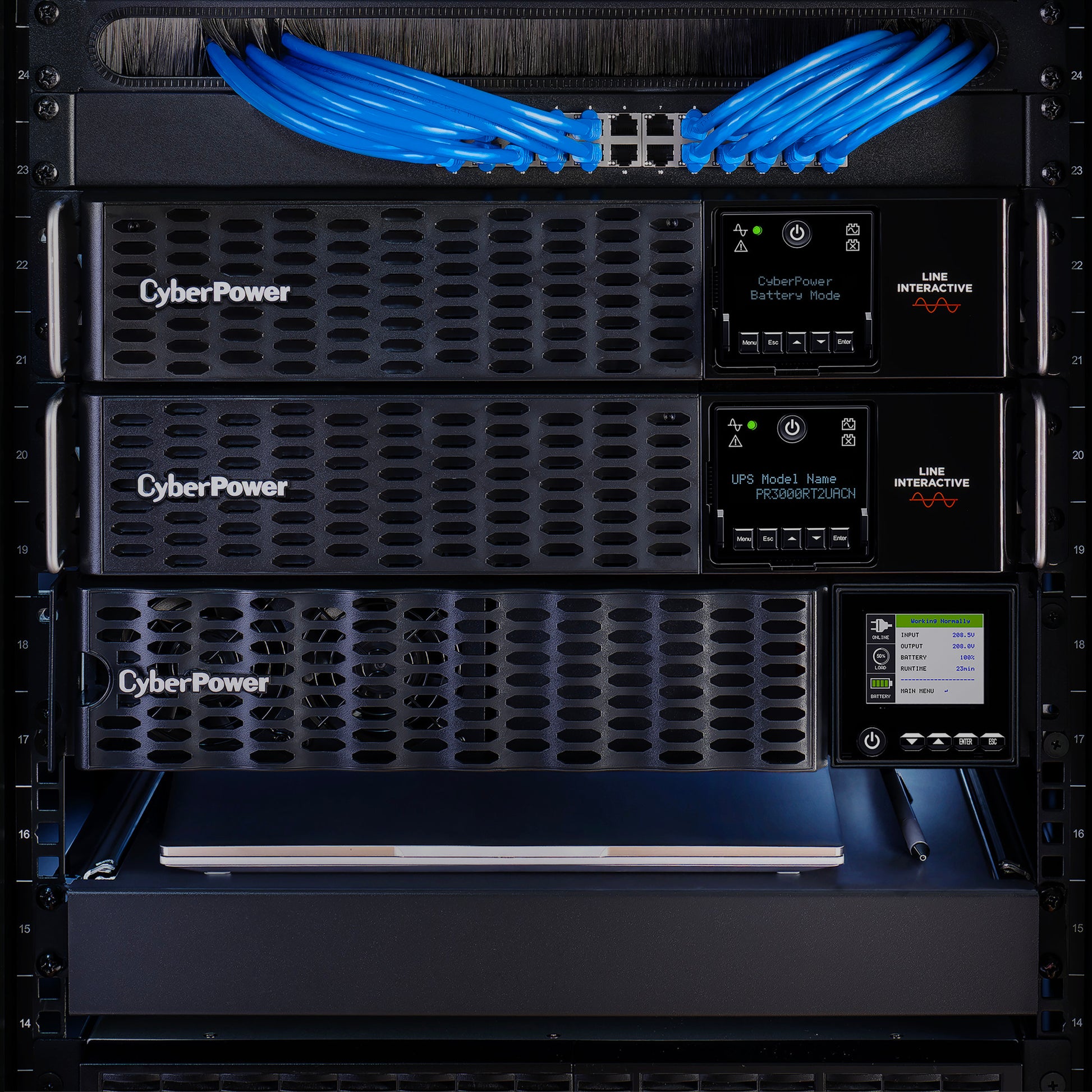 CyberPower PR3000RTXL2UACN 3000VA Line Interactive UPS (Rackmount (2U)) — Feature detail