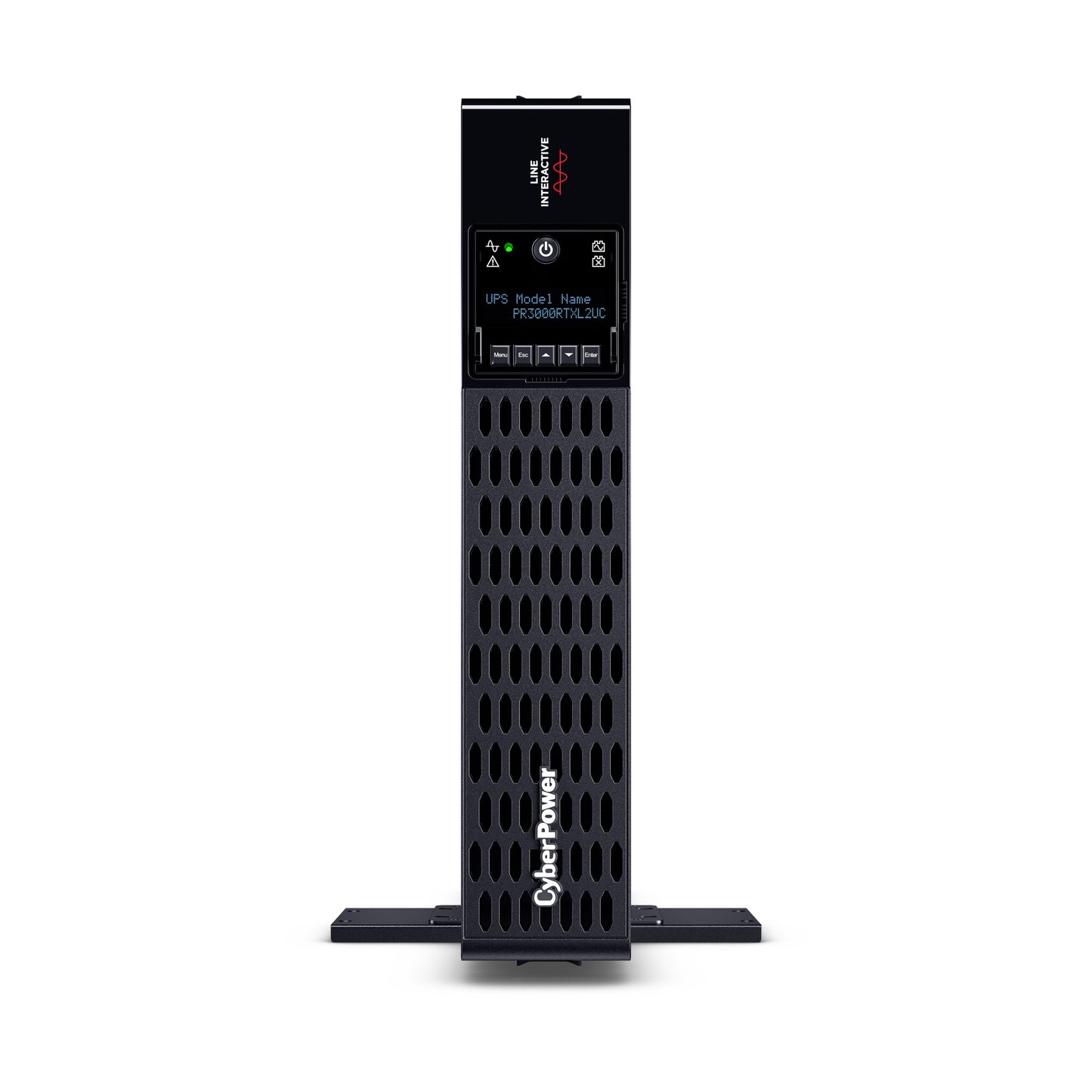 CyberPower PR3000RTXL2UCN 3000VA / 3000W Line Interactive UPS (Rack/Tower) — Front view