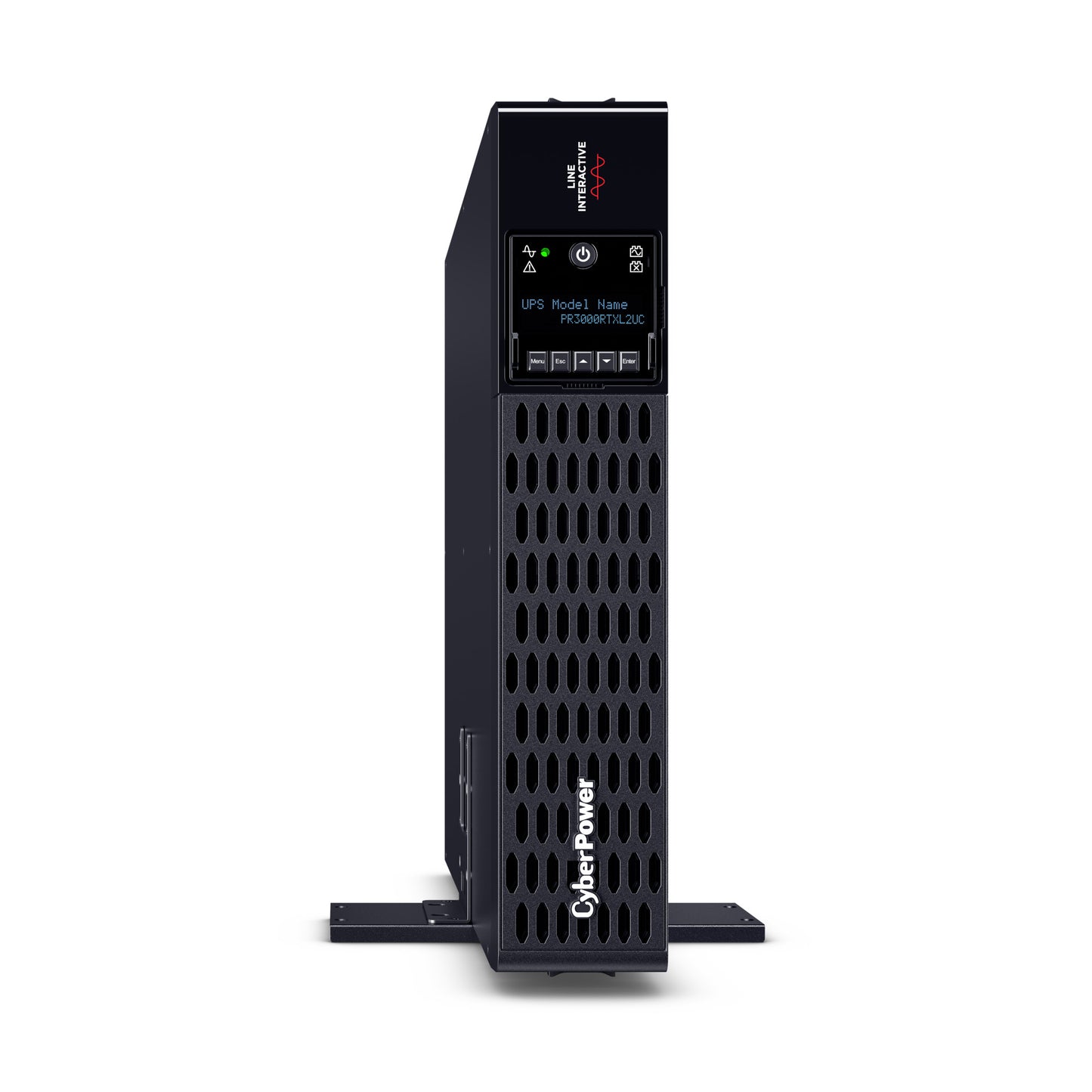 CyberPower PR3000RTXL2UCN 3000VA / 3000W Line Interactive UPS (Rack/Tower) — Right angle