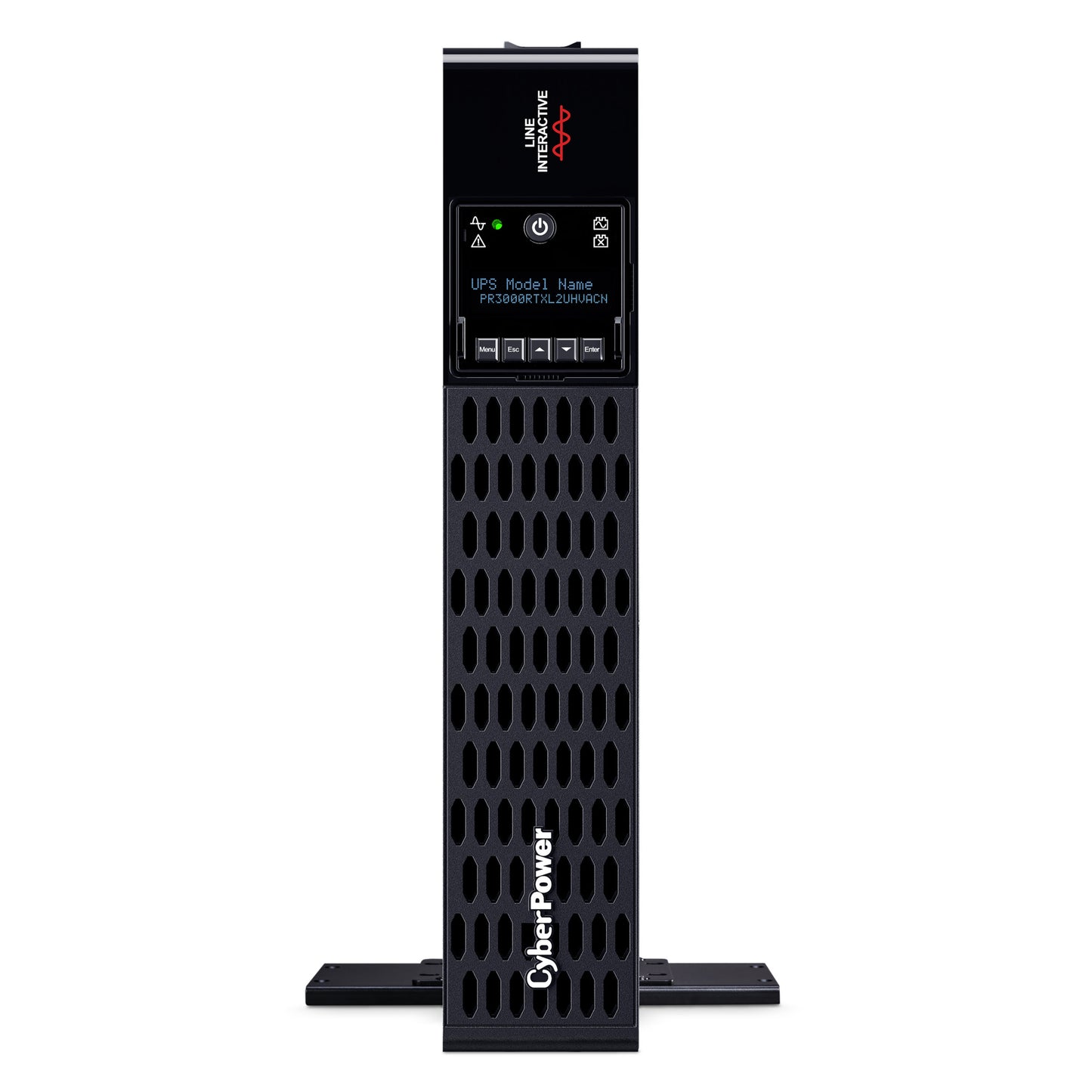 CyberPower PR3000RTXL2UHVACN 3000VA / 3000W Line Interactive UPS (Rack/Tower) — Front view