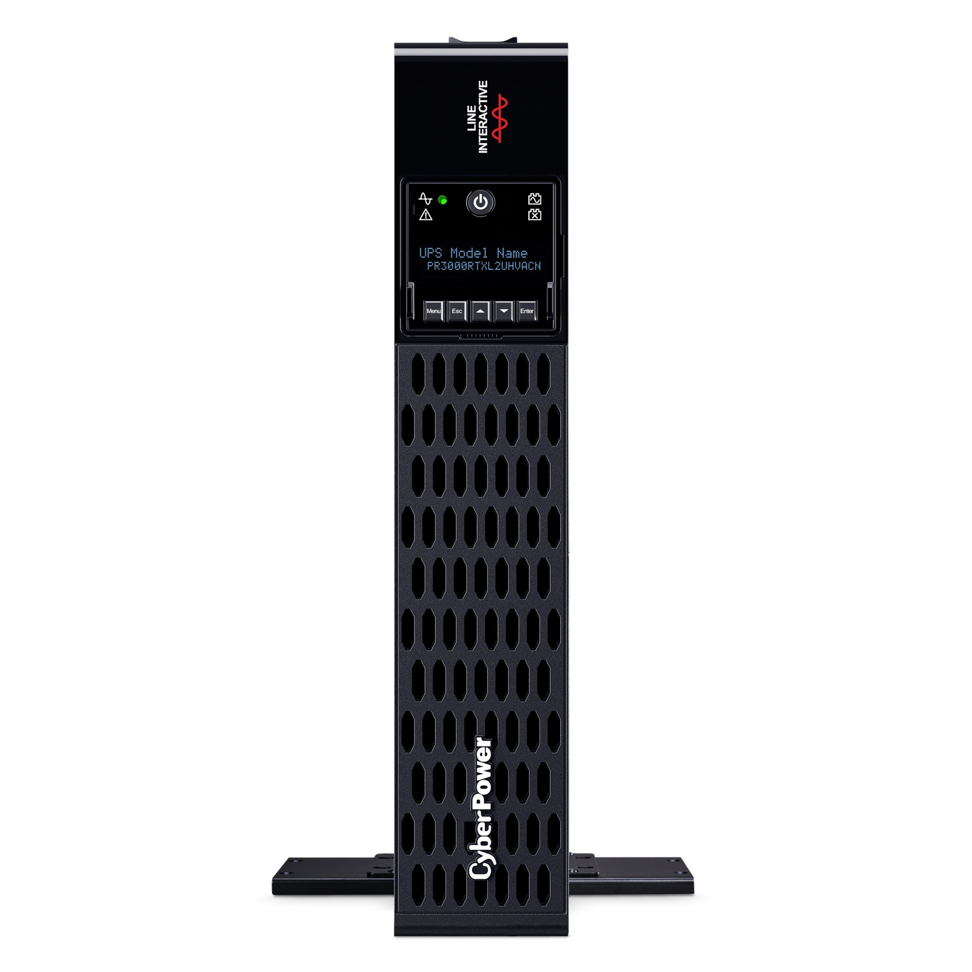 CyberPower PR3000RTXL2UHVACN 3000VA / 3000W Line Interactive UPS (Rack/Tower) — Front view