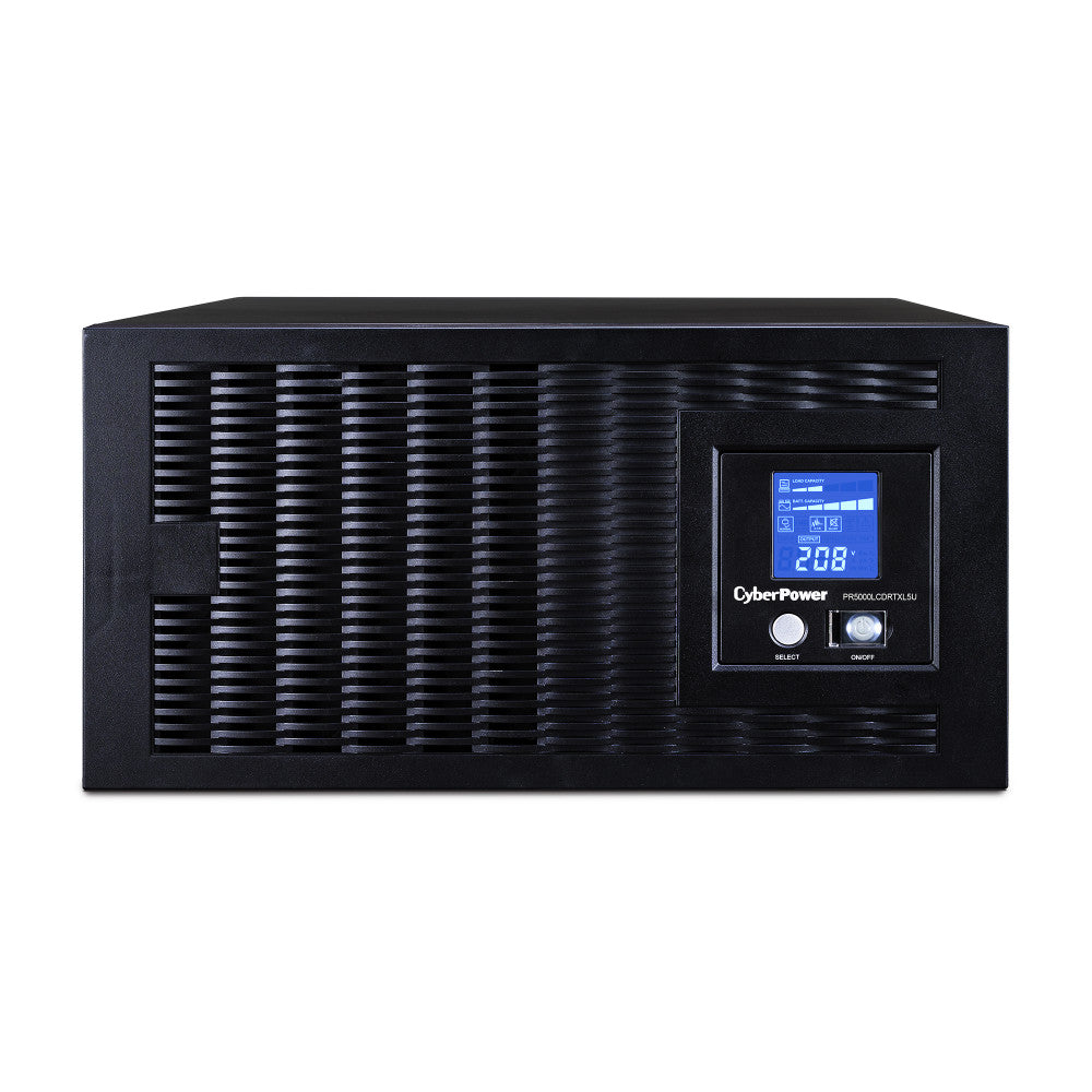 CyberPower PR5000LCDRTXL5U 5000VA / 4500W Line Interactive UPS (Rackmount (5U)) — Right angle