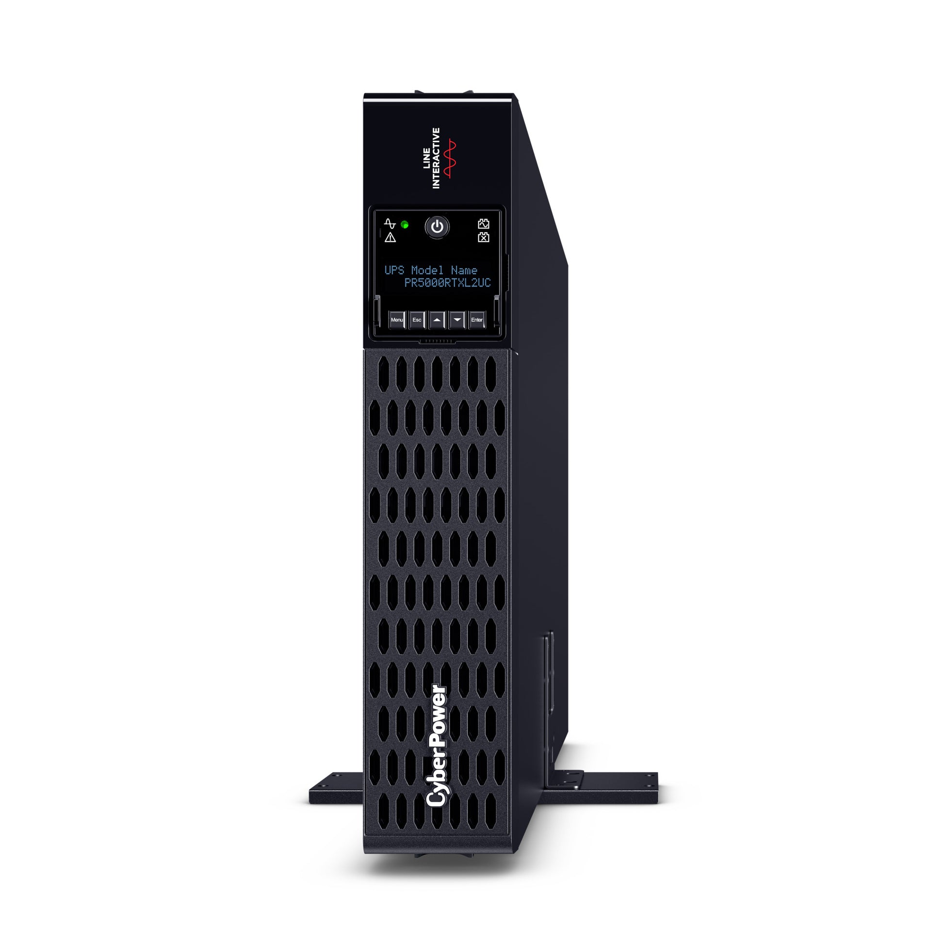 CyberPower PR5000RTXL2UC 5000VA Line Interactive UPS (Rackmount (2U)) — Left angle