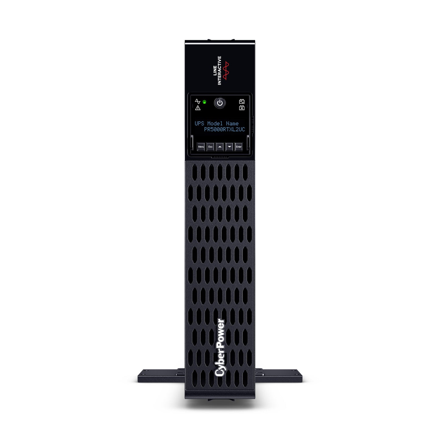 CyberPower PR5000RTXL2UC 5000VA Line Interactive UPS (Rackmount (2U)) — Front view