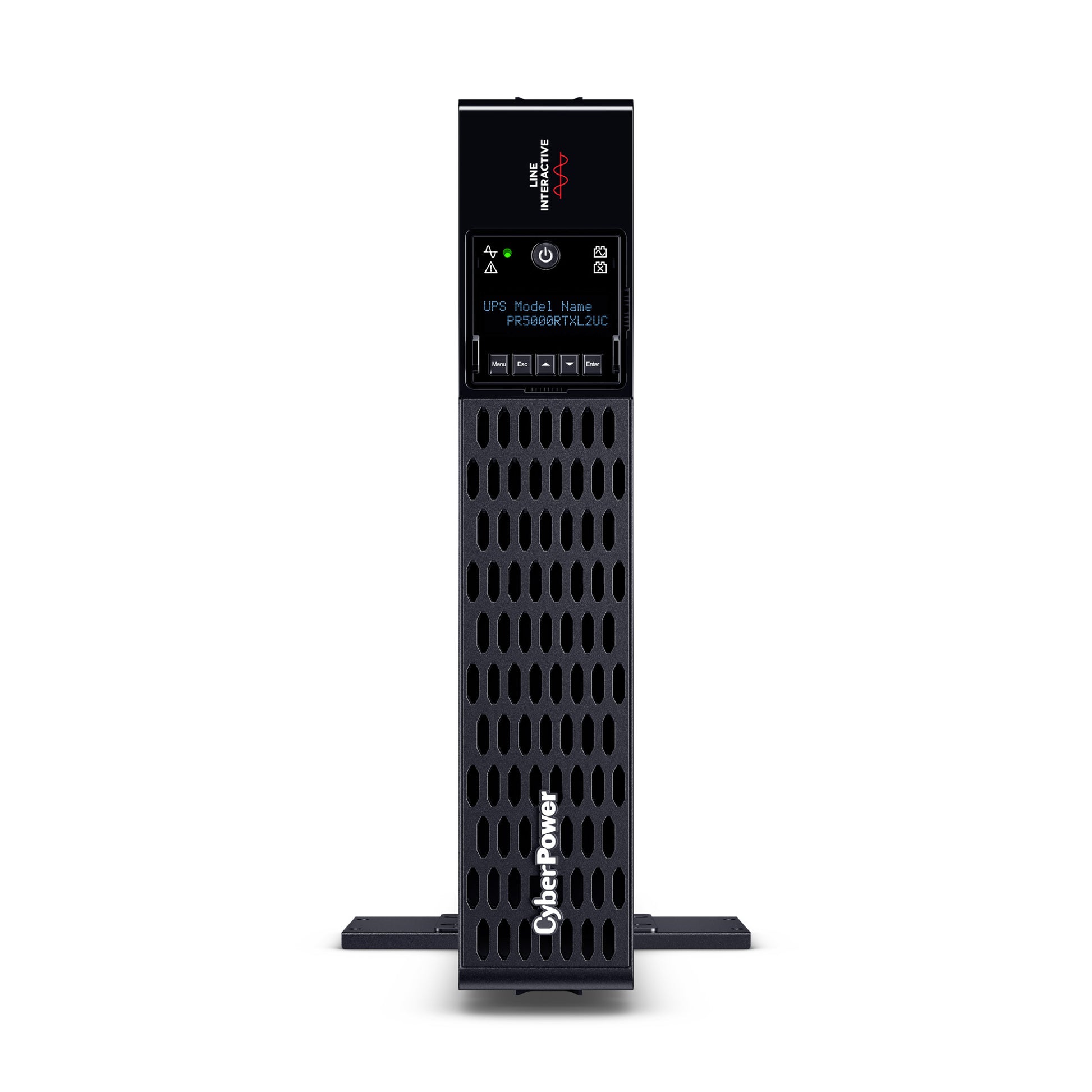 CyberPower PR5000RTXL2UC 5000VA Line Interactive UPS (Rackmount (2U)) — Front view