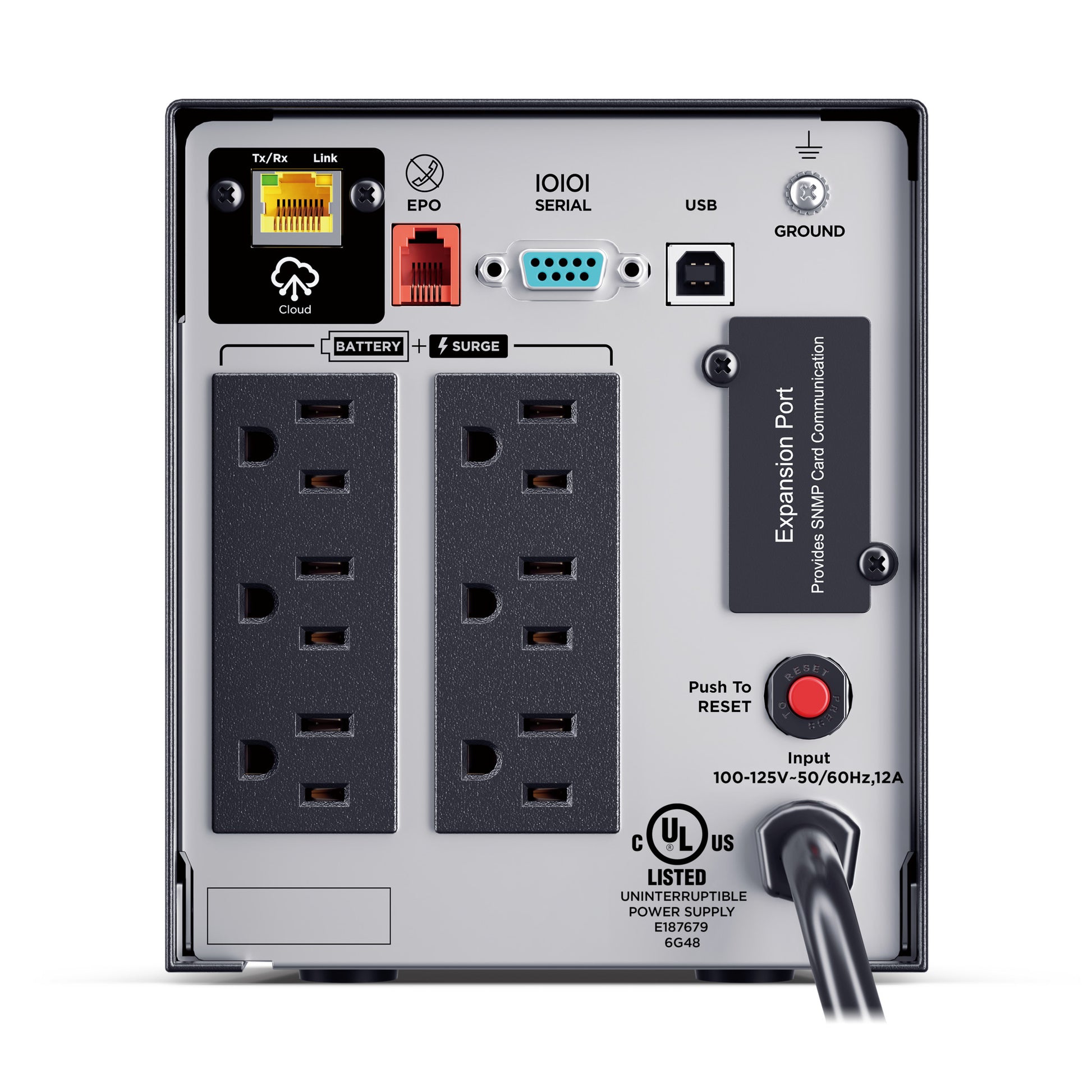 CyberPower PR750LCD3C 750VA / 750W Line Interactive UPS (Mini-Tower) — In use