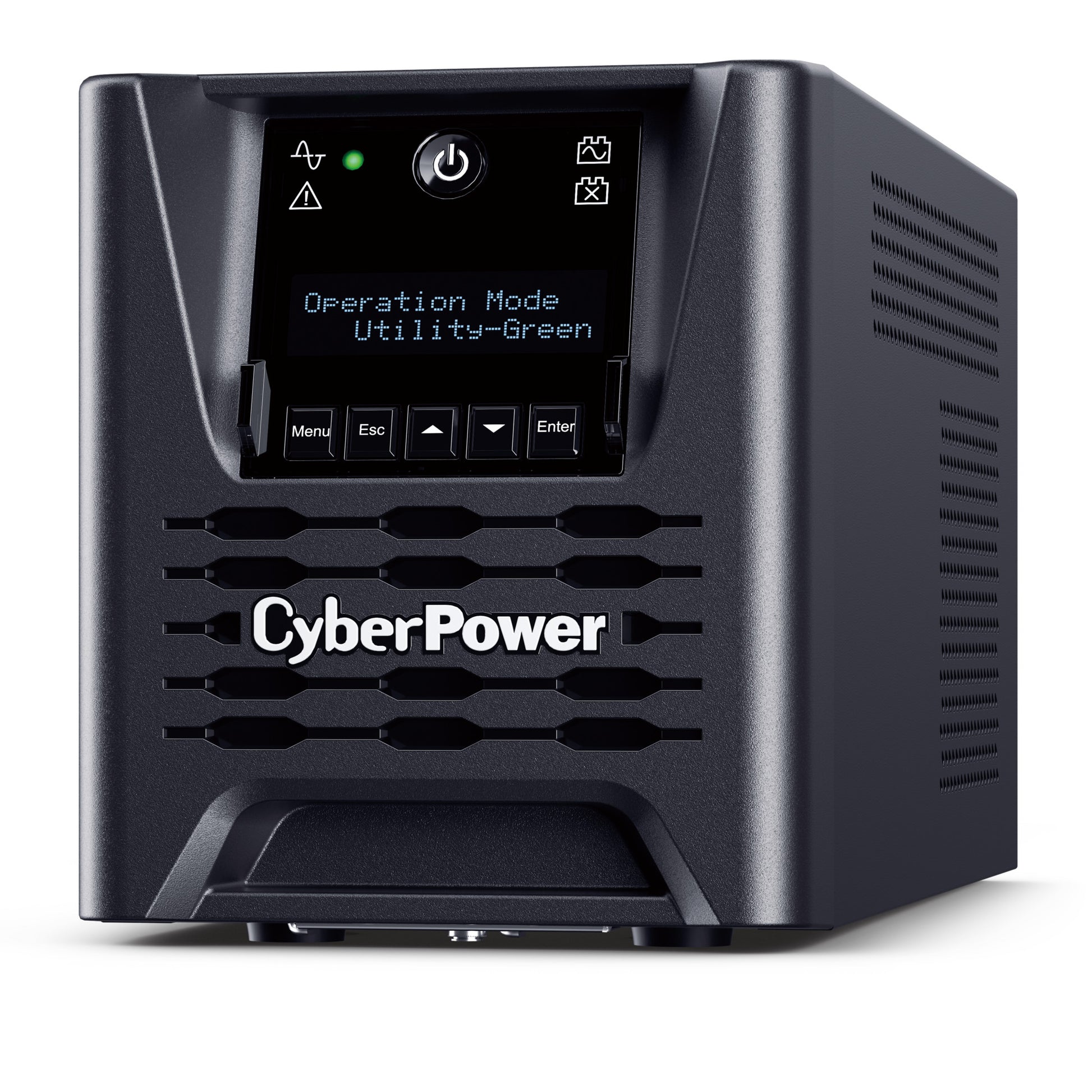 CyberPower PR750LCD3C 750VA / 750W Line Interactive UPS (Mini-Tower) — Right angle