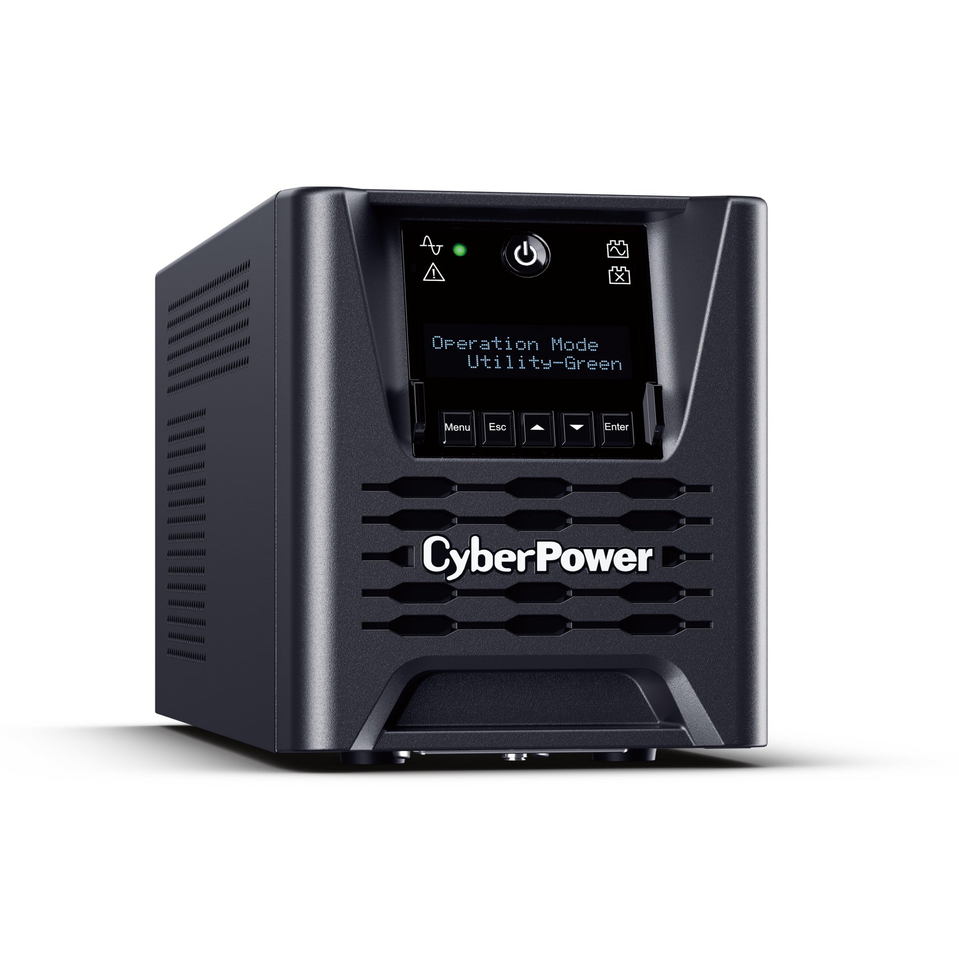 CyberPower PR750LCD3C 750VA / 750W Line Interactive UPS (Mini-Tower) — Rear view