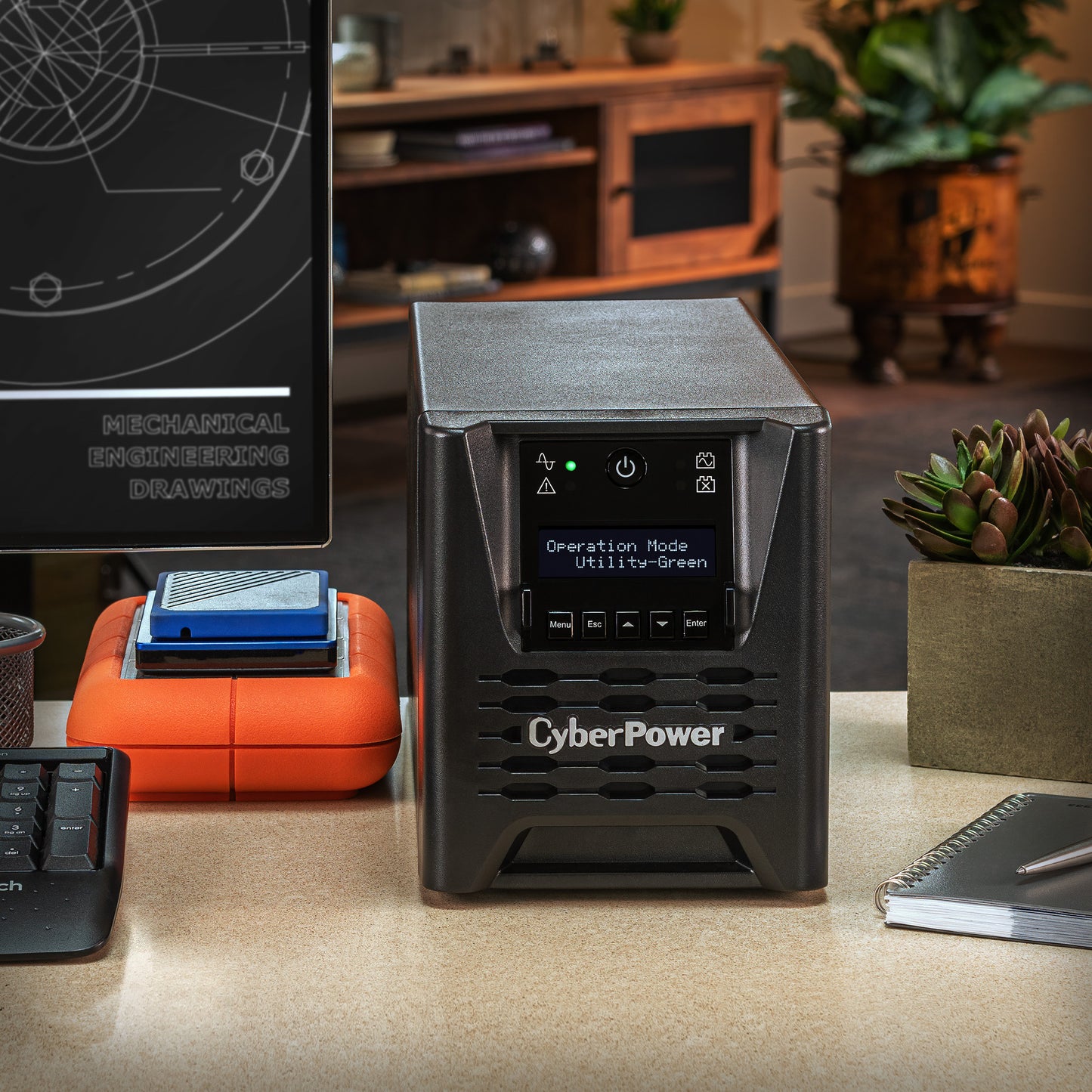 CyberPower PR750LCD3C 750VA / 750W Line Interactive UPS (Mini-Tower) — Feature detail