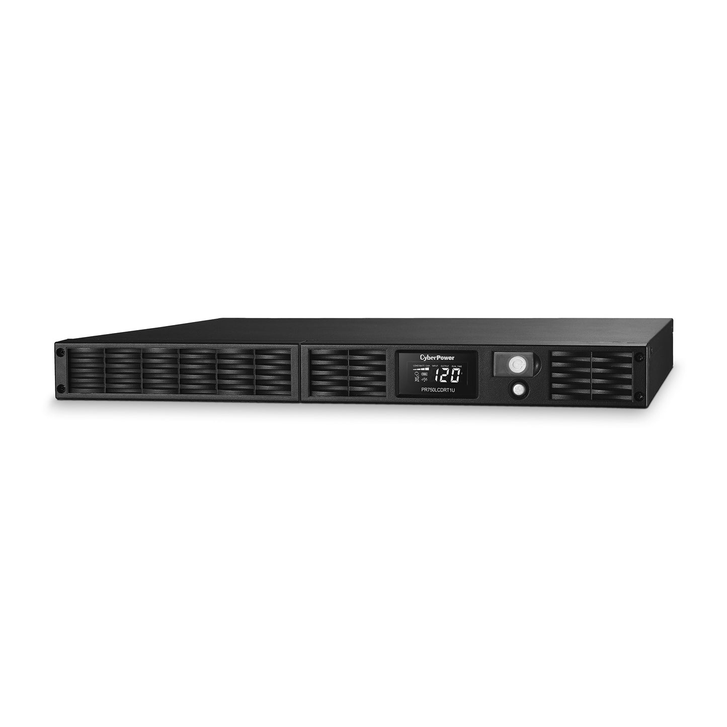 CyberPower PR750LCDRT1U 750VA Line Interactive UPS (Rackmount (1U)) — Rear view